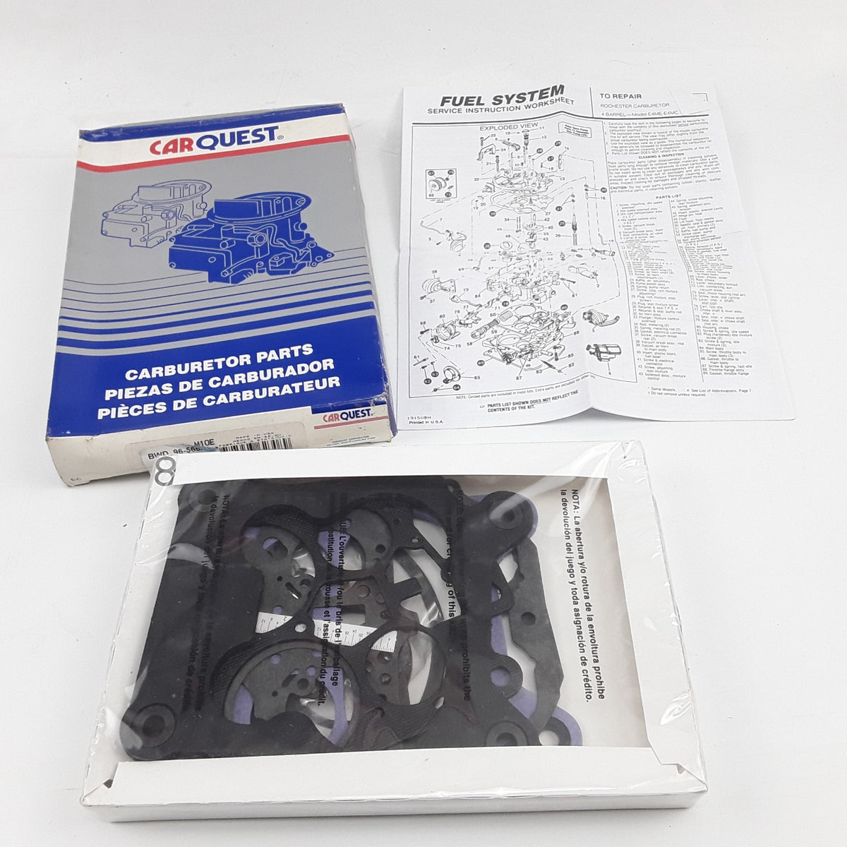 Carburetor Repair Kit Fits Cadillac Buick Chevrolet Oldsmobile Pontiac 1980-1990