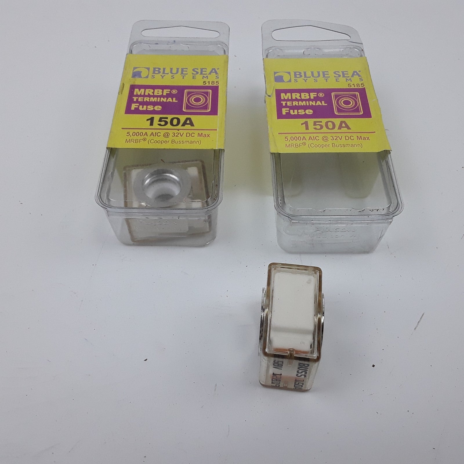 Blue Sea Systems 5185 MRBF Terminal Fuse Assembly 150 AMP Heavy Duty ,set of 2