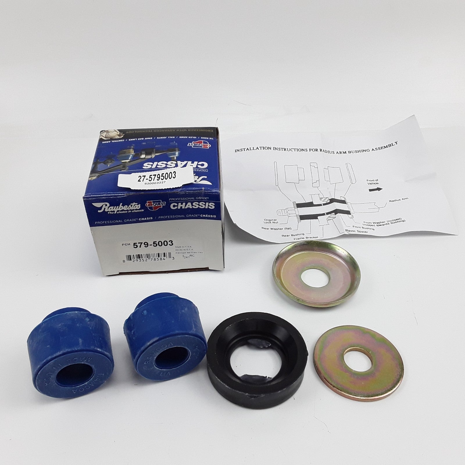 Radius Arm Bushing Kit Fits Ford E-350 E-450 Super Duty E-250 E-150 (1977-2007)
