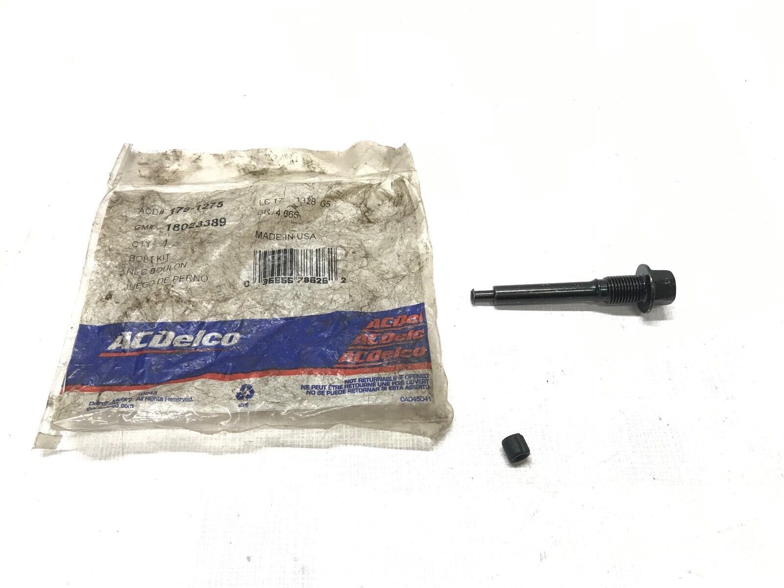GENUINE GM ORIGINAL AC DELCO 179-1275 BRAKE CALIPER BOLT KIT FACTORY 18023389 - HotCarParts