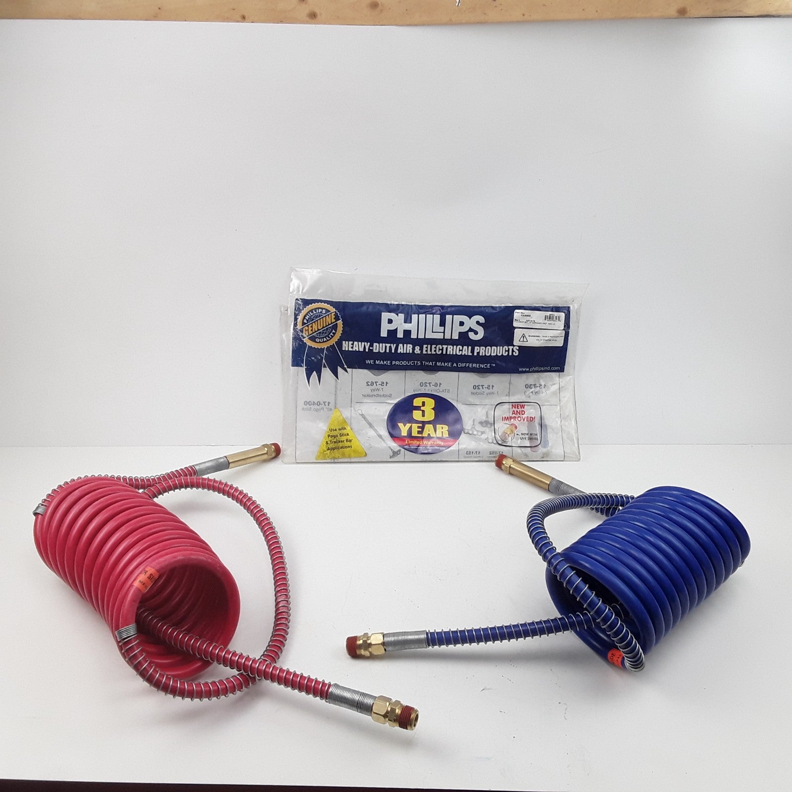 Phillips Industries 11-5400 - Air Brake Hose Assembly - 15 ft. 40 in. Lead
