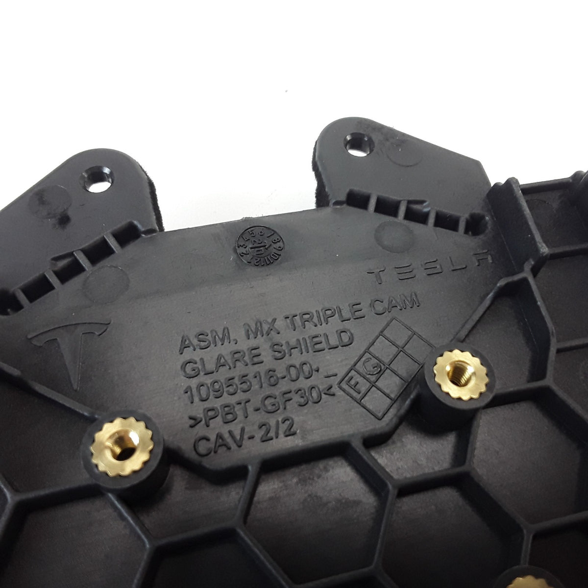 1095516-00-G Triple Cam Glare Shield Assembly For Tesla Model X Genuine OEM New