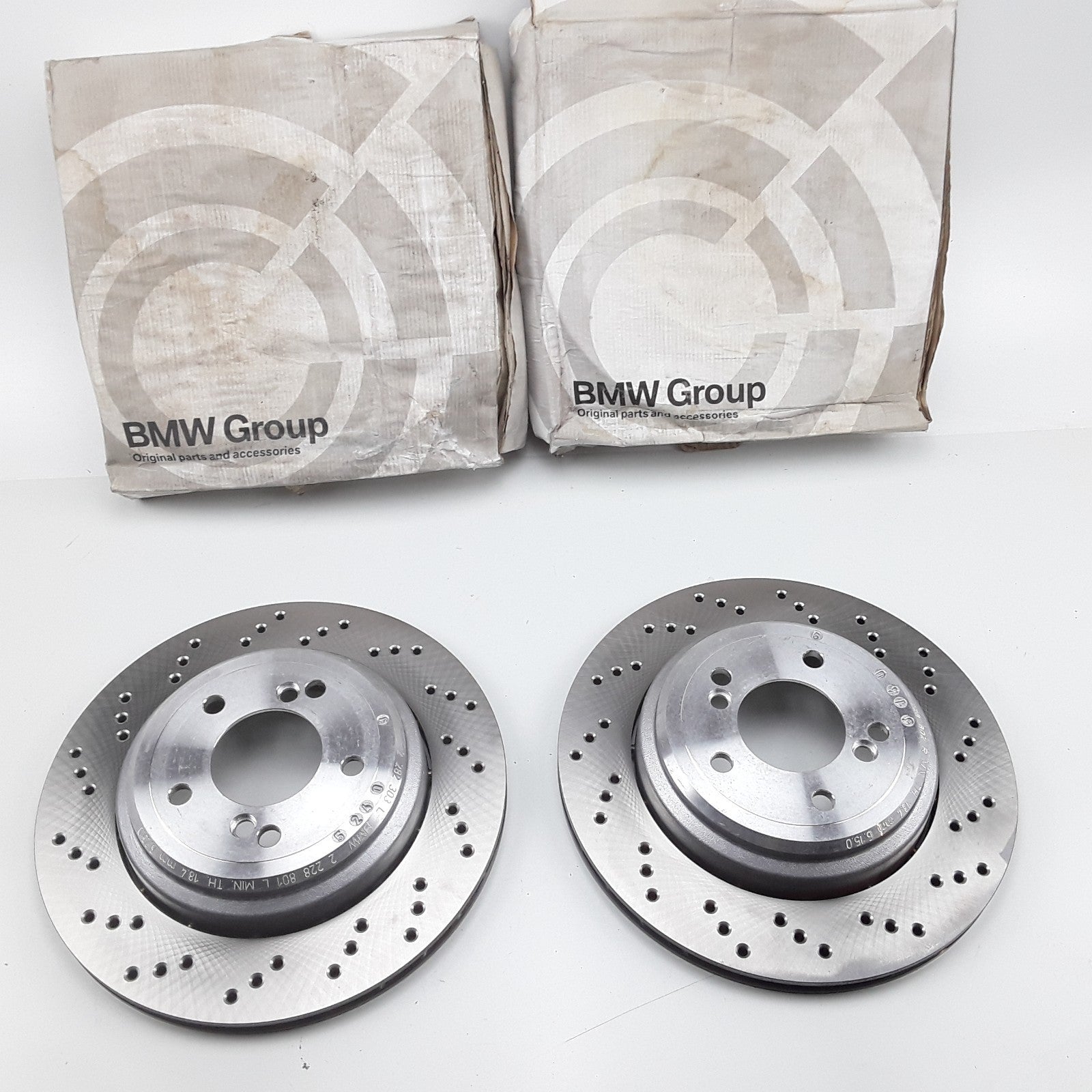 OEM Genuine Pair Disc Brake Kit Rotors Fits BMW Z4 M3 2001, 2005 2006 2007 2008