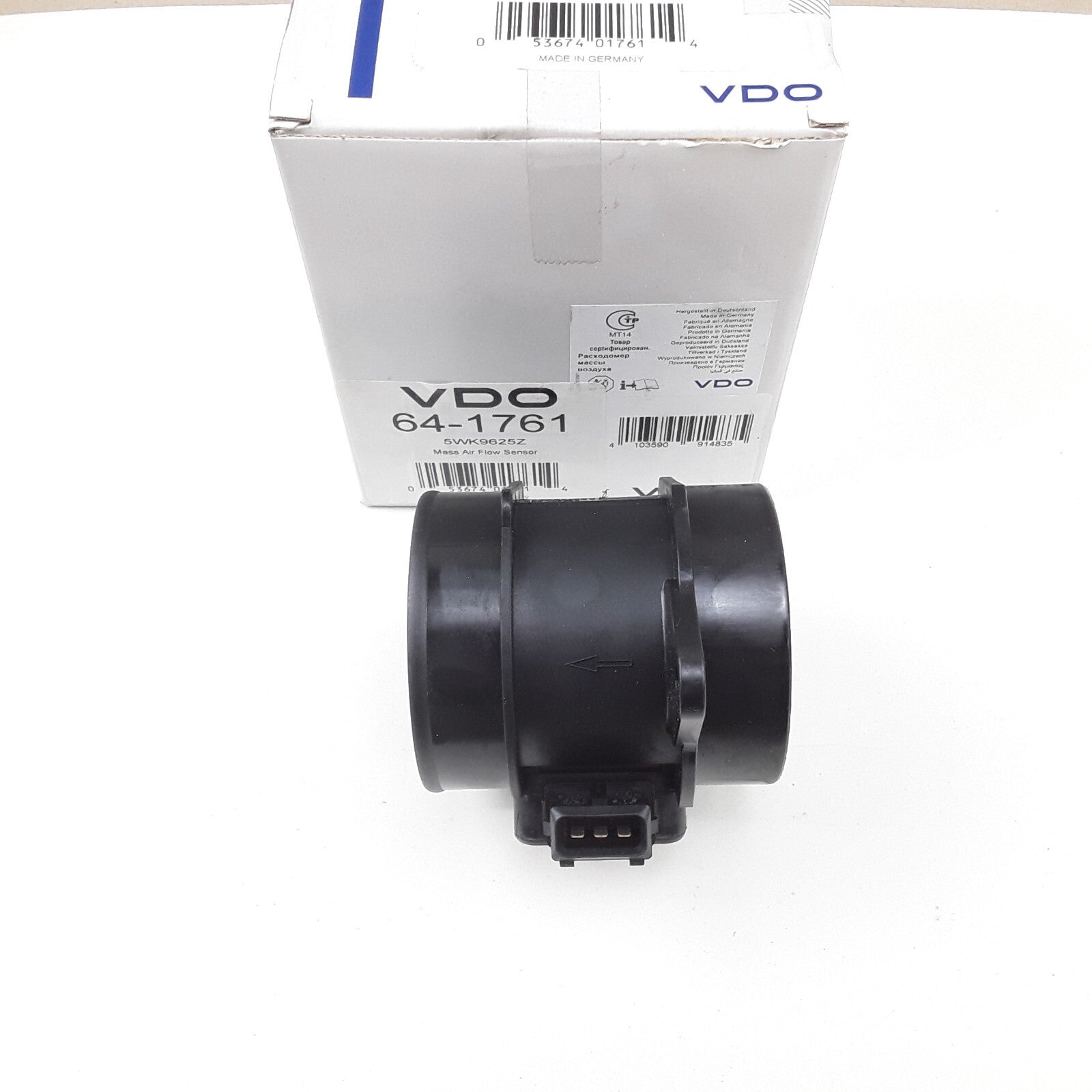Mass Air Flow Sensor VDO 5WK9625Z Fits Kia Rio 2001 2002 2003 2004 2005