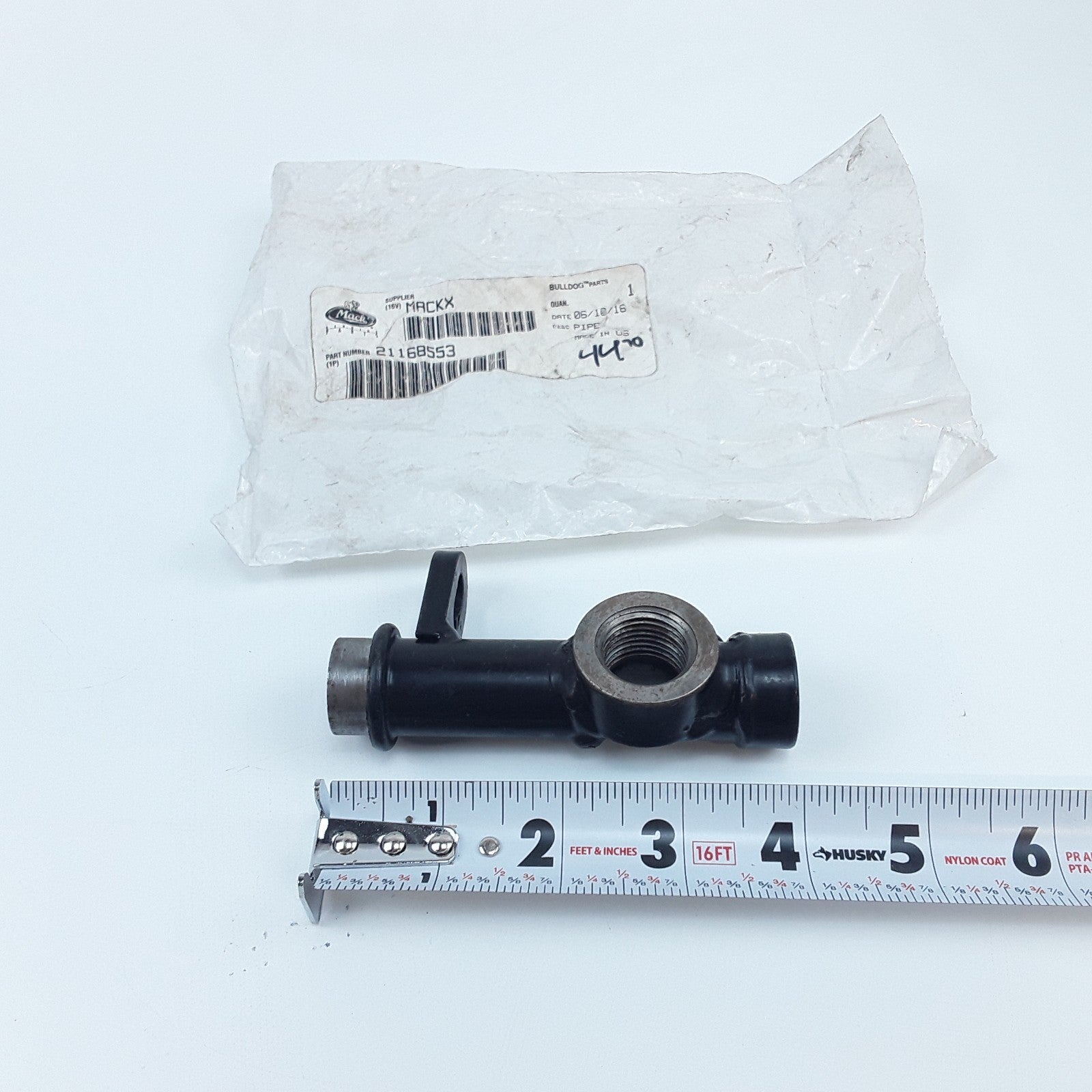 Mack 21168553 HVAC Multi-Purpose Heater Pipe For Volvo Class 8 Commercial Trucks
