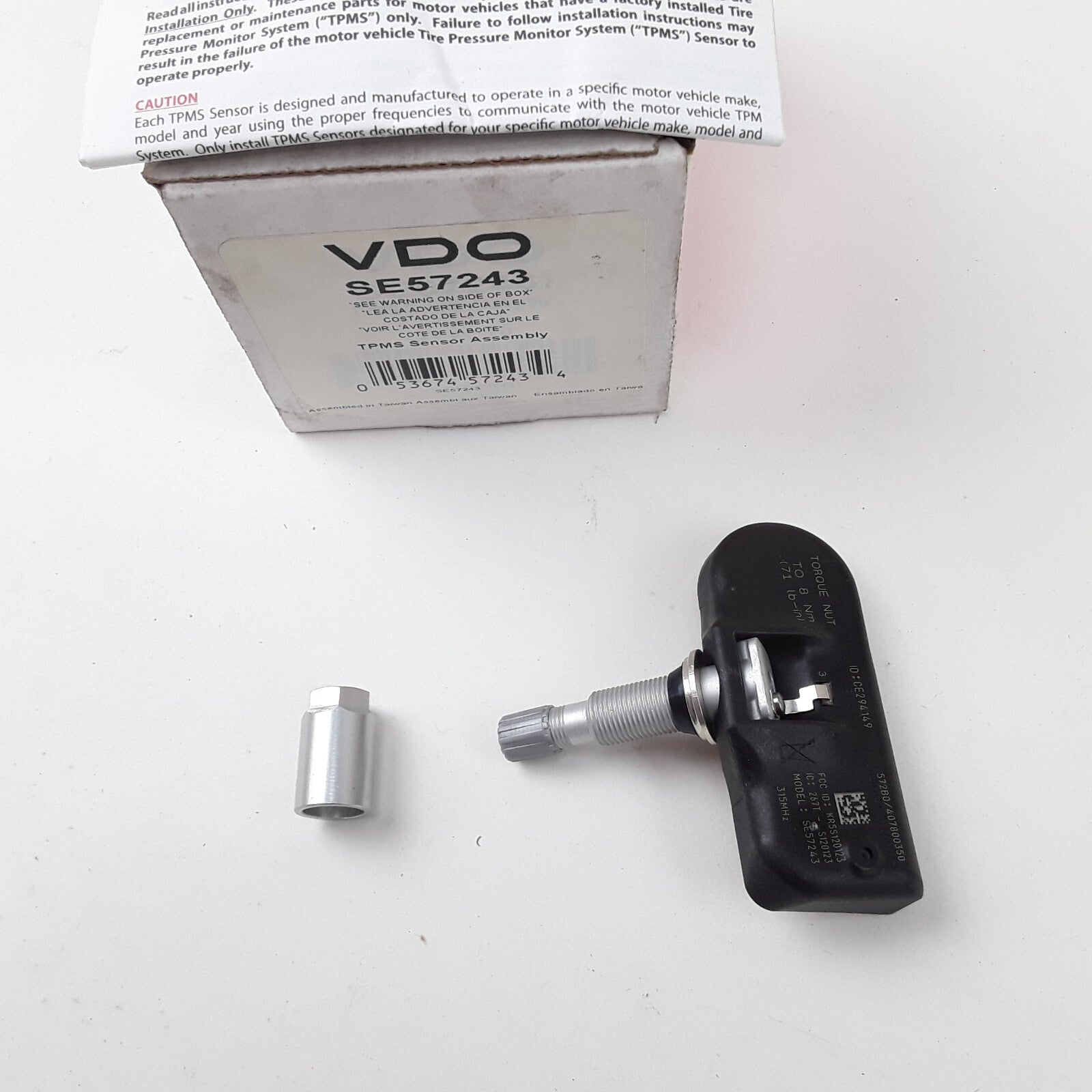 TPMS Sensor Fits Chrysler Pacifica Dodge Caravan 2004-2005 Ford E-150 2007-2008