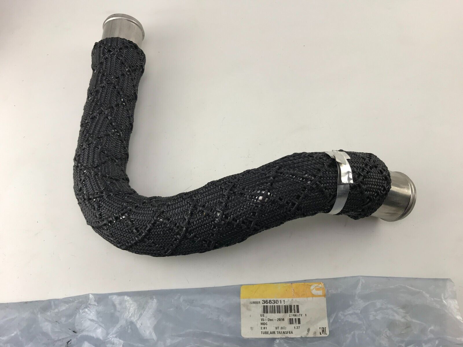 GENUINE OEM CUMMINS 3683011 TUBE AIR TRANSFER Air Crossover Tube FAST SHIPPING - HotCarParts