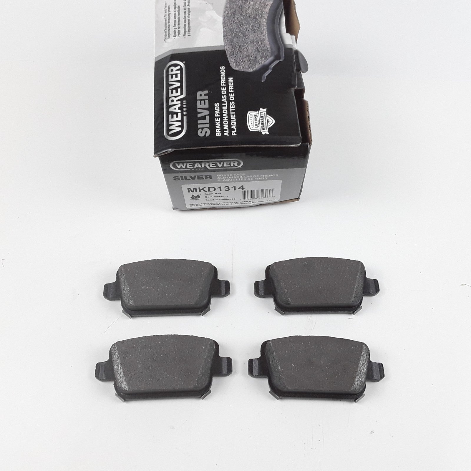Carquest MKD1314 Disc Brake Pad Set Rear Fits Land Rover LR2 Volvo S80 2008-2009