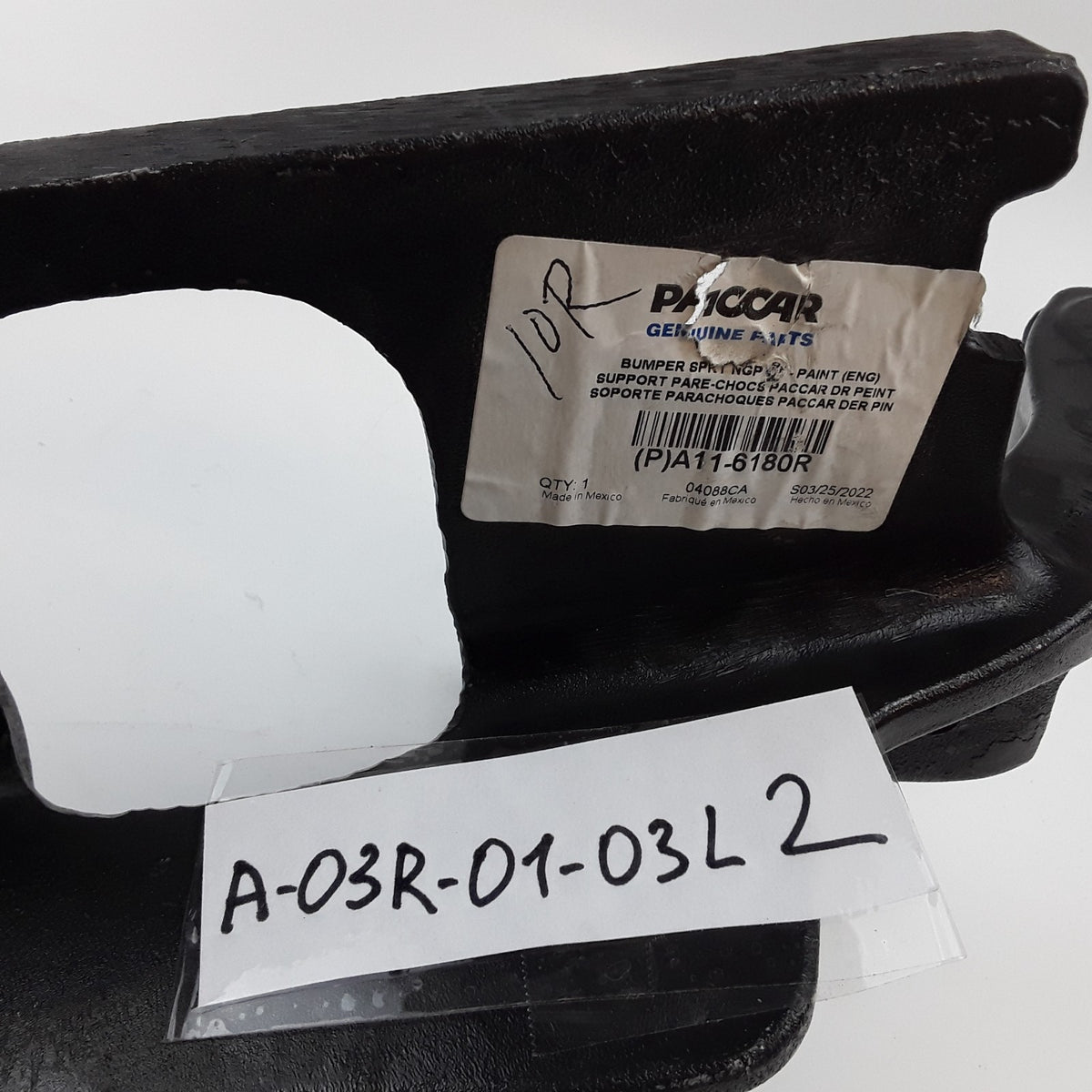 Right Passenger Side Bumper Bracket Mount Support A11-6180R Fits Kenworth