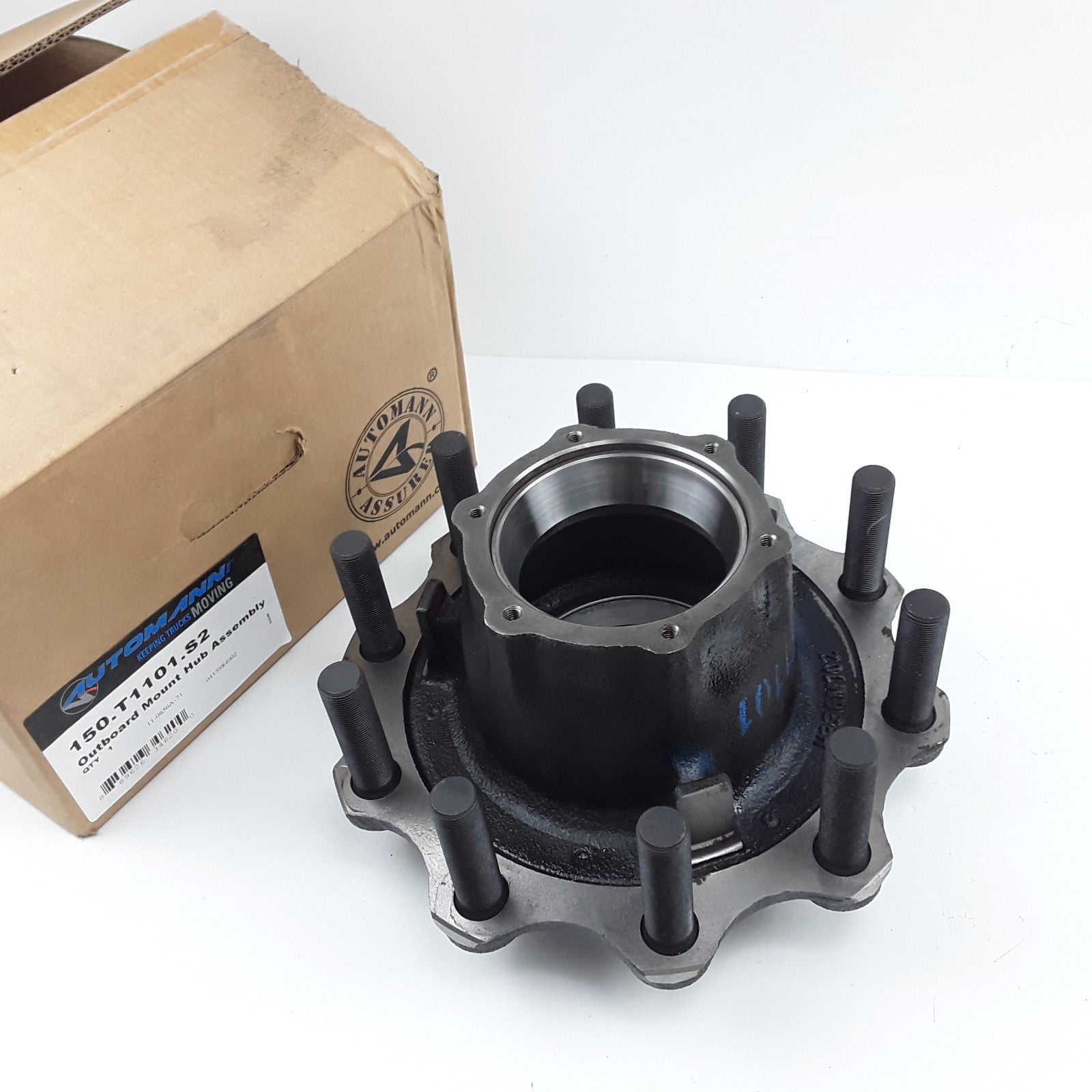 Automann 150.T1101.S2 Outboard Mount Hub Assembly For Trucks and Trailers