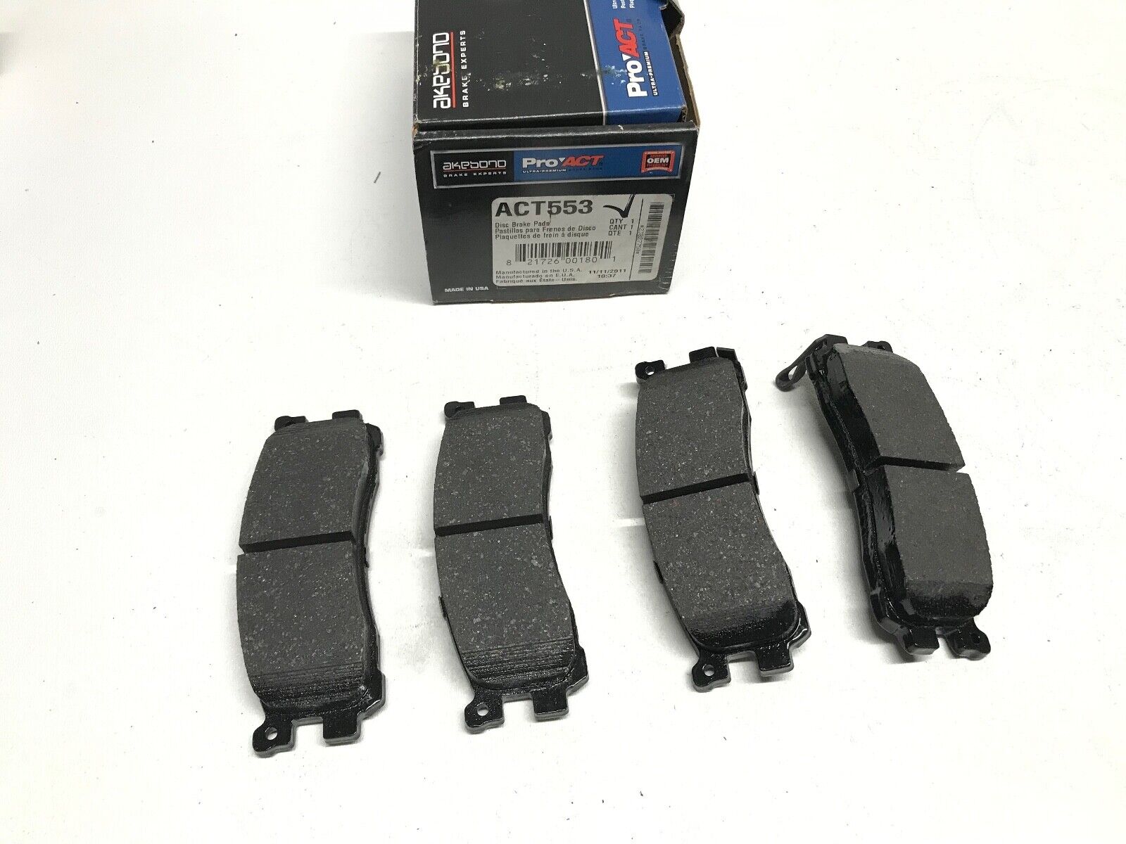 Disc Brake Pad Set-Disc Rear Akebono ACT553 for 929, MPV, Millenia FAST SHIPPING - HotCarParts