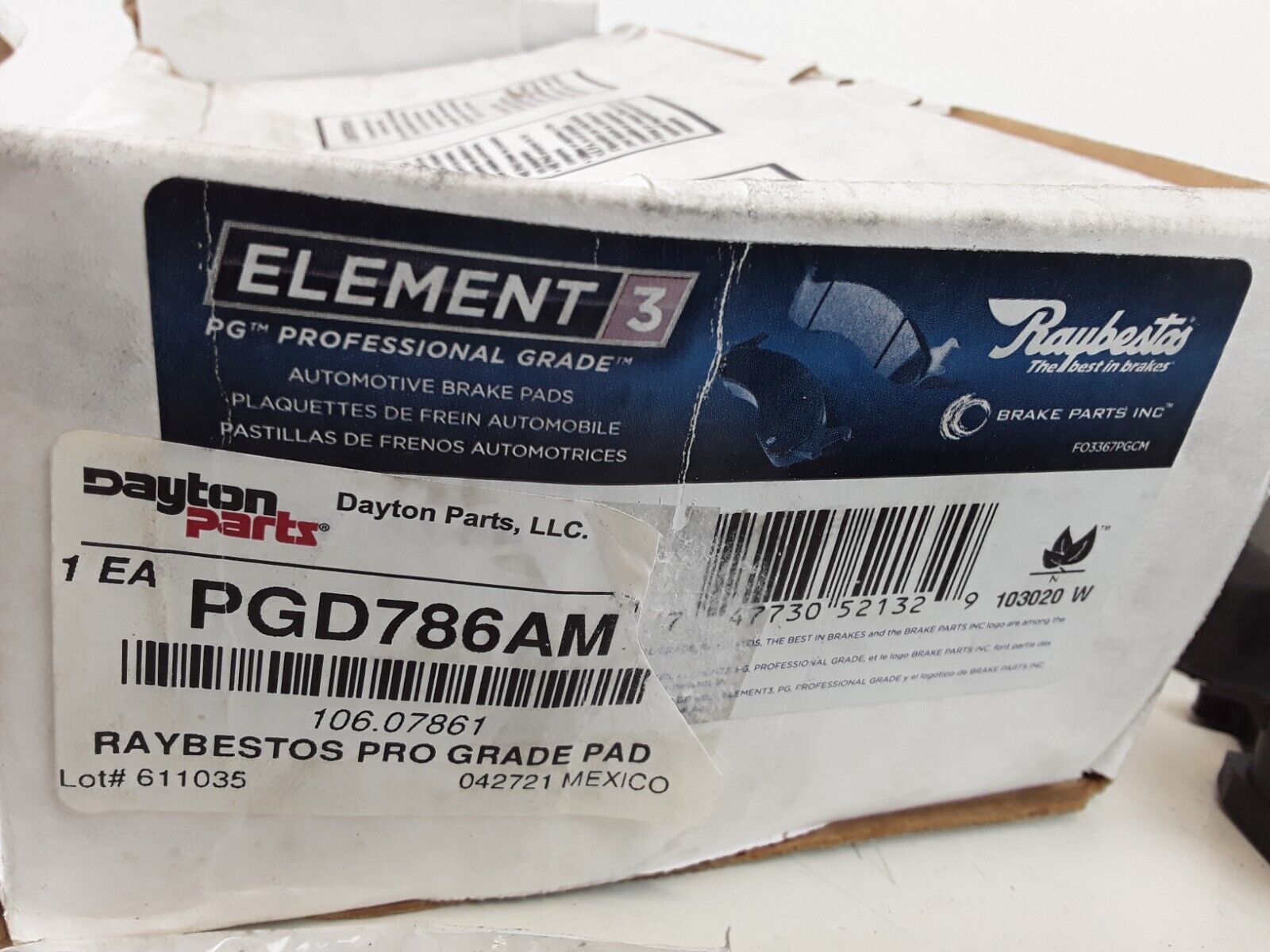 Truck Disc Brake Pad Set-Element3 Metallic Raybestos PGD786AM Fast Free Shipping - HotCarParts