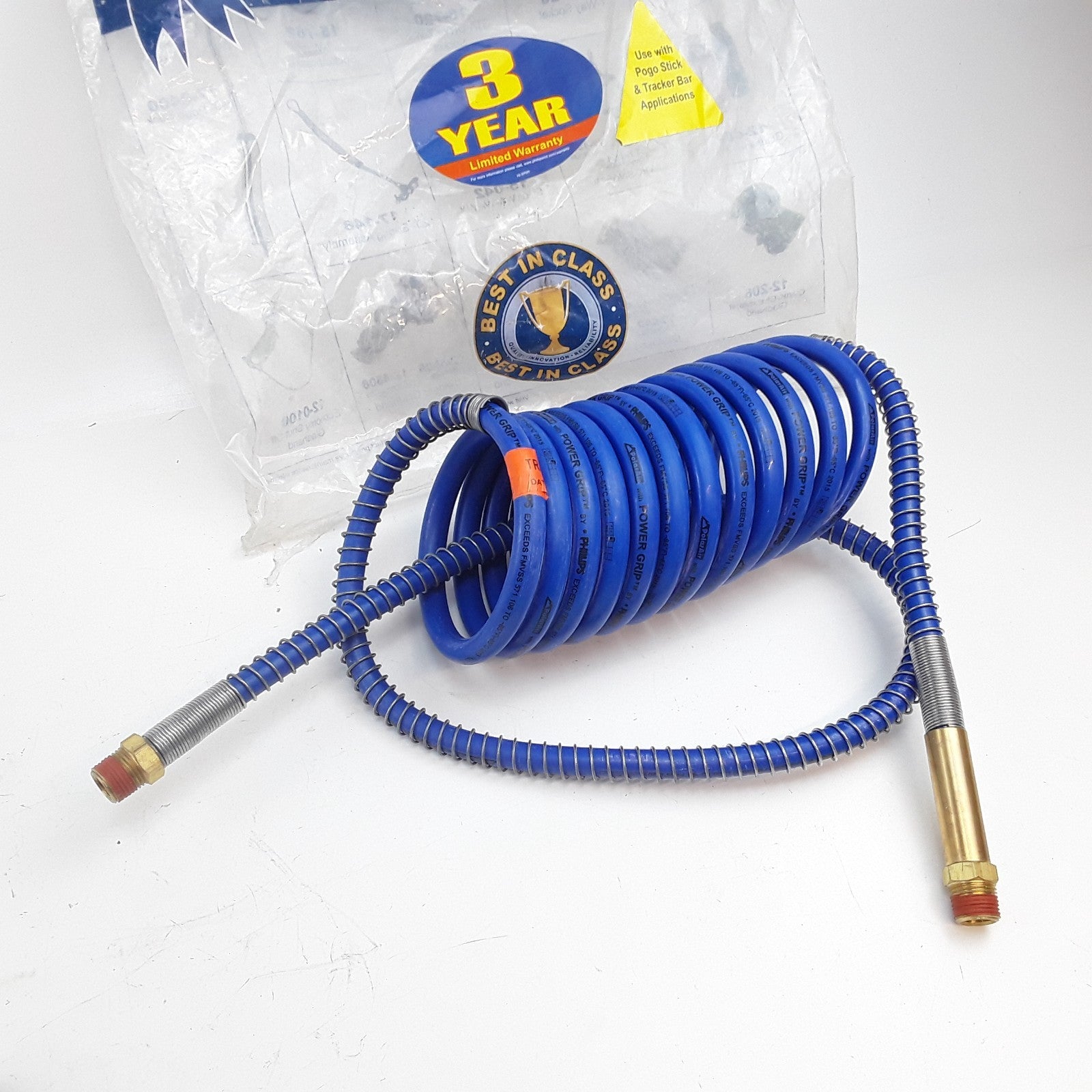 Phillips 11-5402 Polar Air Brake Hose Assembly 15 Ft Blue 40 in Lead Heavy Duty