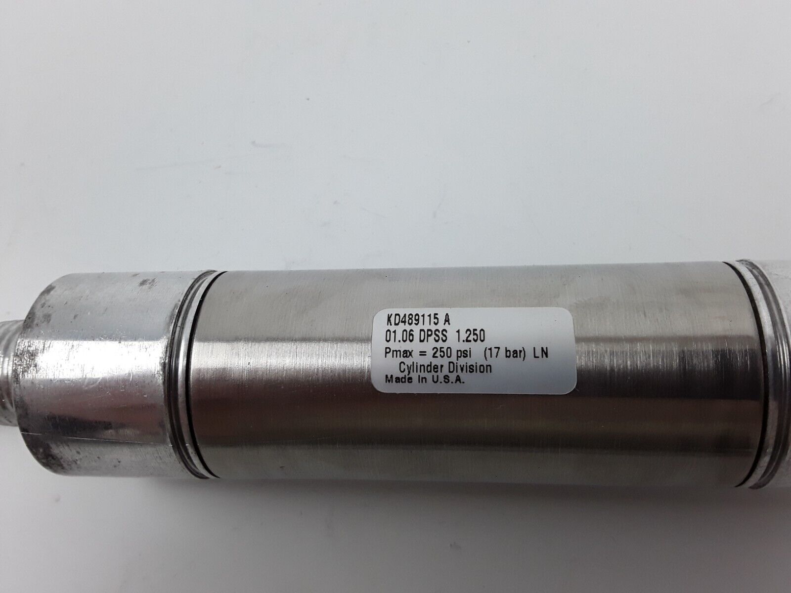 Atlas Cylinders KD489115 A 01.06 DPSS 1.250 max 250psi 17 bar Cylinder Pneumatic - HotCarParts