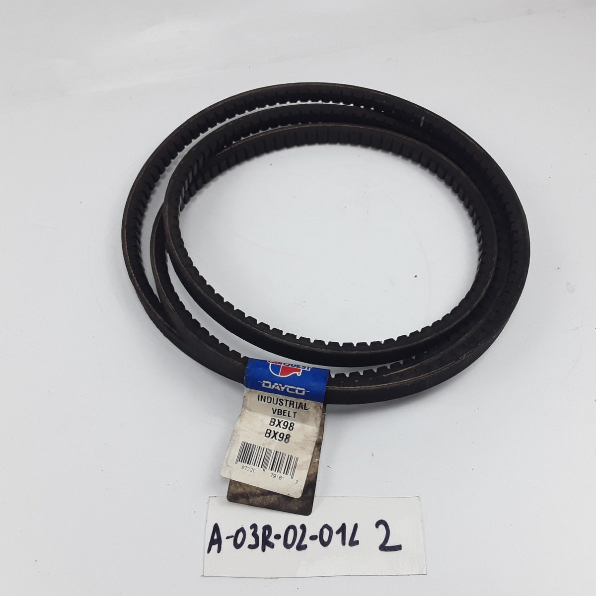 Dayco BX98 Classic Cogged Industrial V-Belt Heat Resistant Heavy Duty
