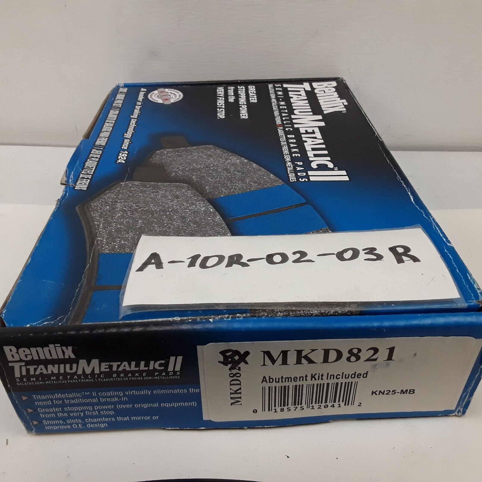 Bendix MKD821 Semi-Metallic Disc Brake Pad Set for Dodge Ram 2500, 3500 2000-03