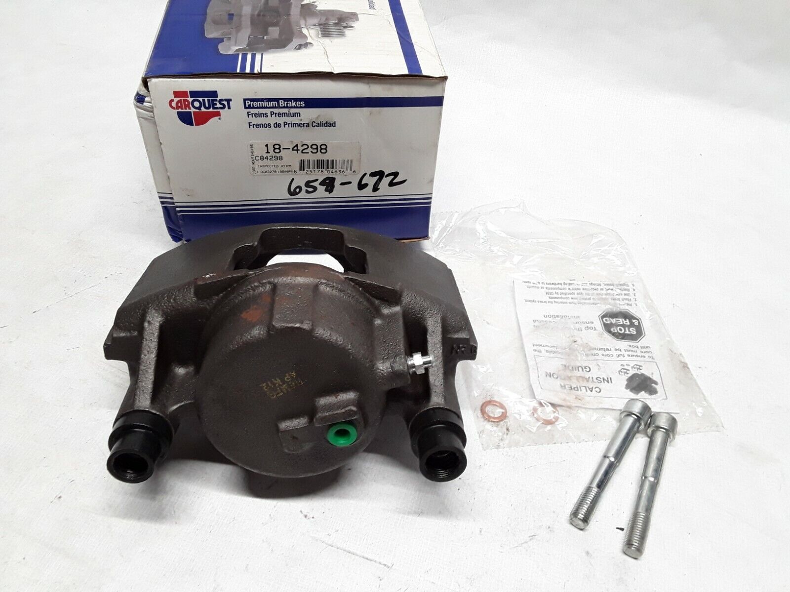 Disc Brake Caliper-Unloaded Caliper Front Left CARQUEST 18-4298 Reman FAST SHIPP - HotCarParts