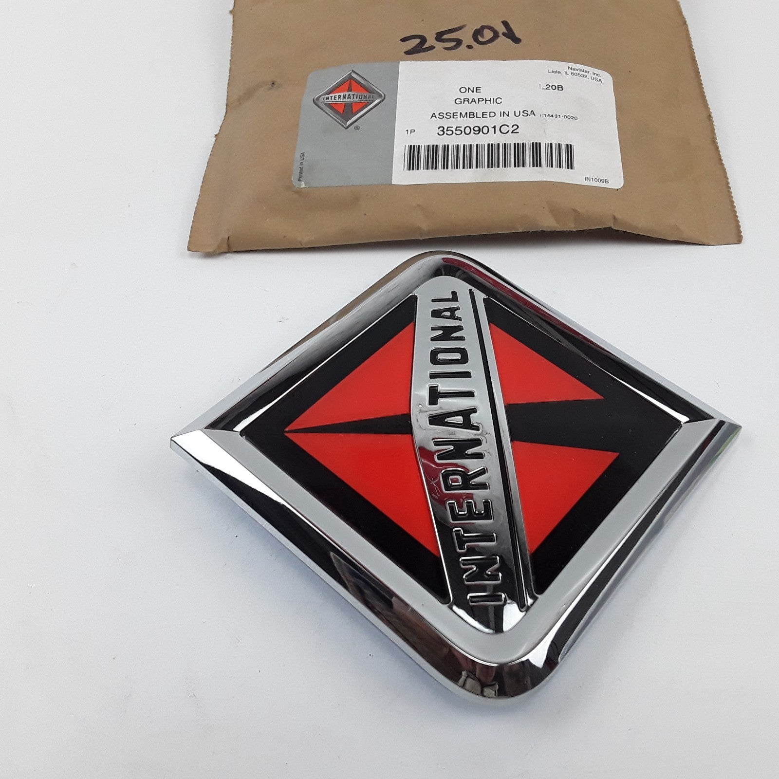 OEM Graphic Grille Hood Ornament Nameplate Emblem Logo For International