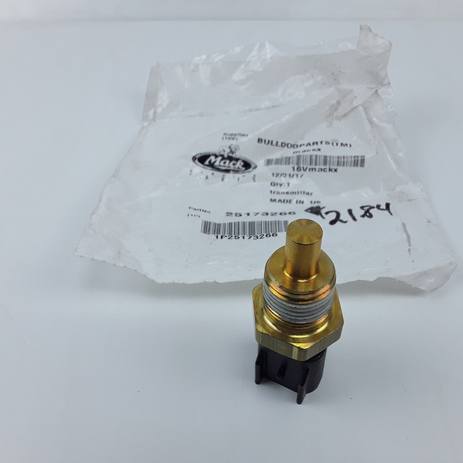 Mack 25173266 Transmission Fluid Temperature Sensor Fits Mack 64MT2113AM