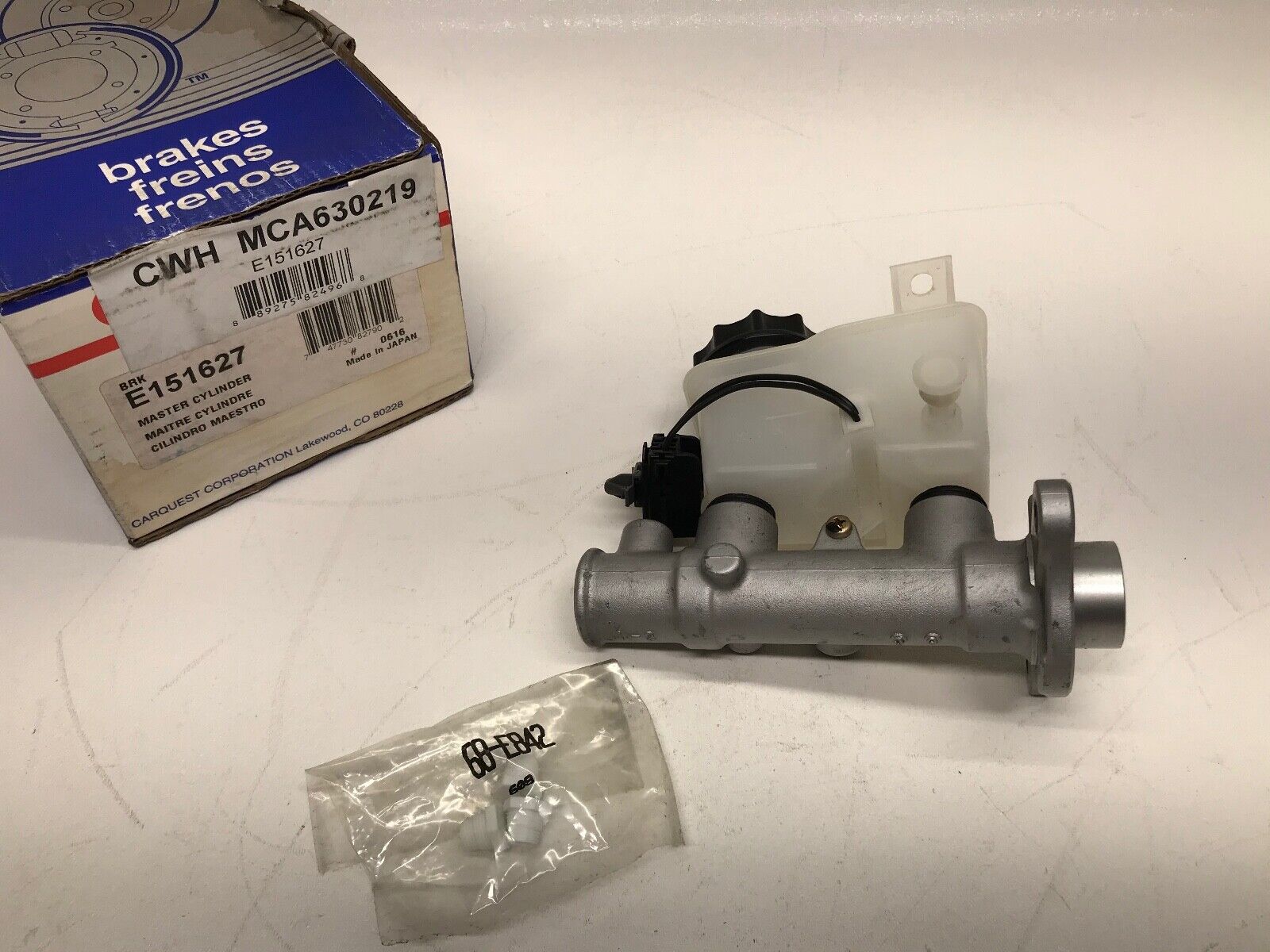 Brake Master Cylinder CARQUEST MCA630219 E151627 fits 99-01 Mazda Protege FAST S - HotCarParts