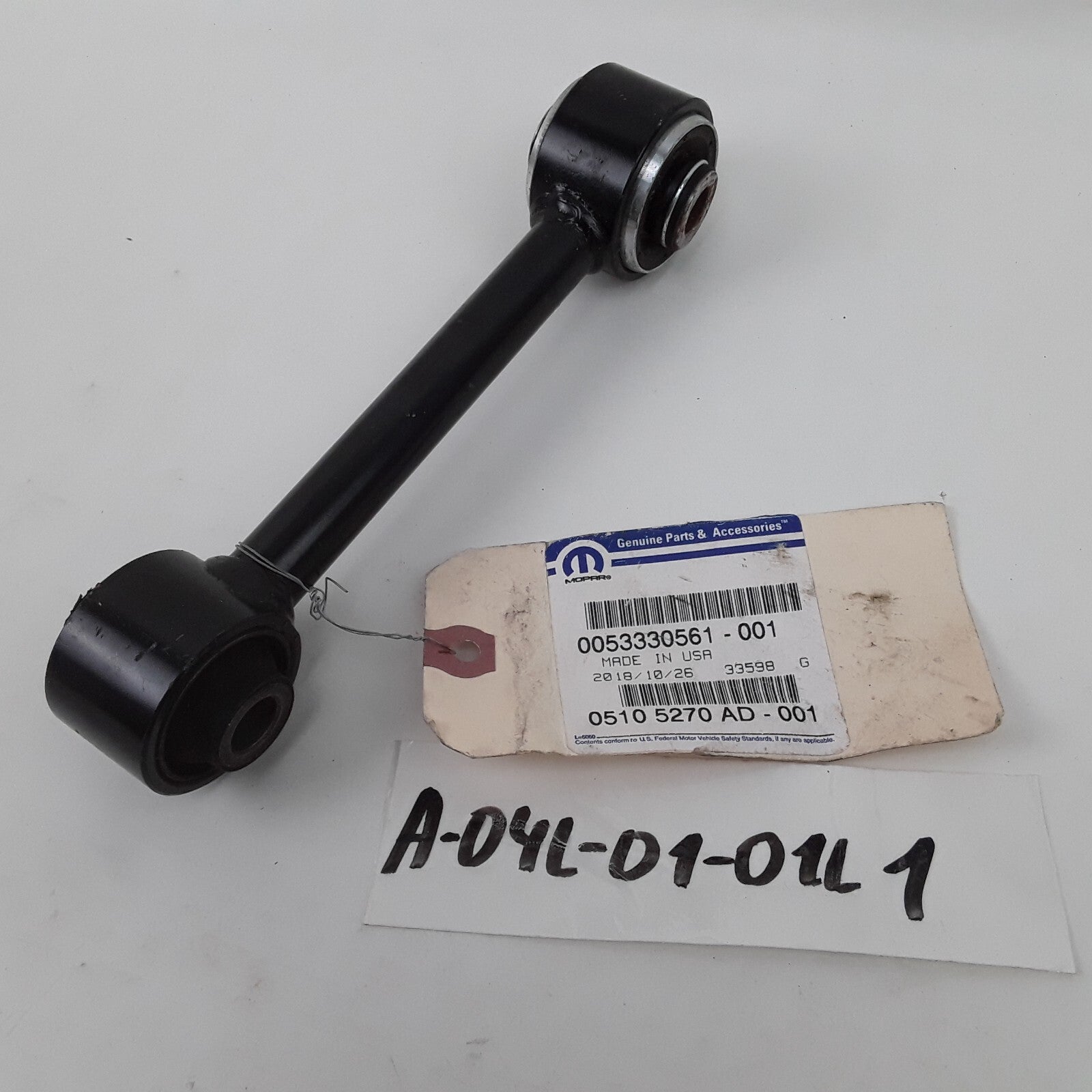 Mopar 5105270AD Rear Toe Compensator Link Fits Jeep Compass Patriot (2016-2017)