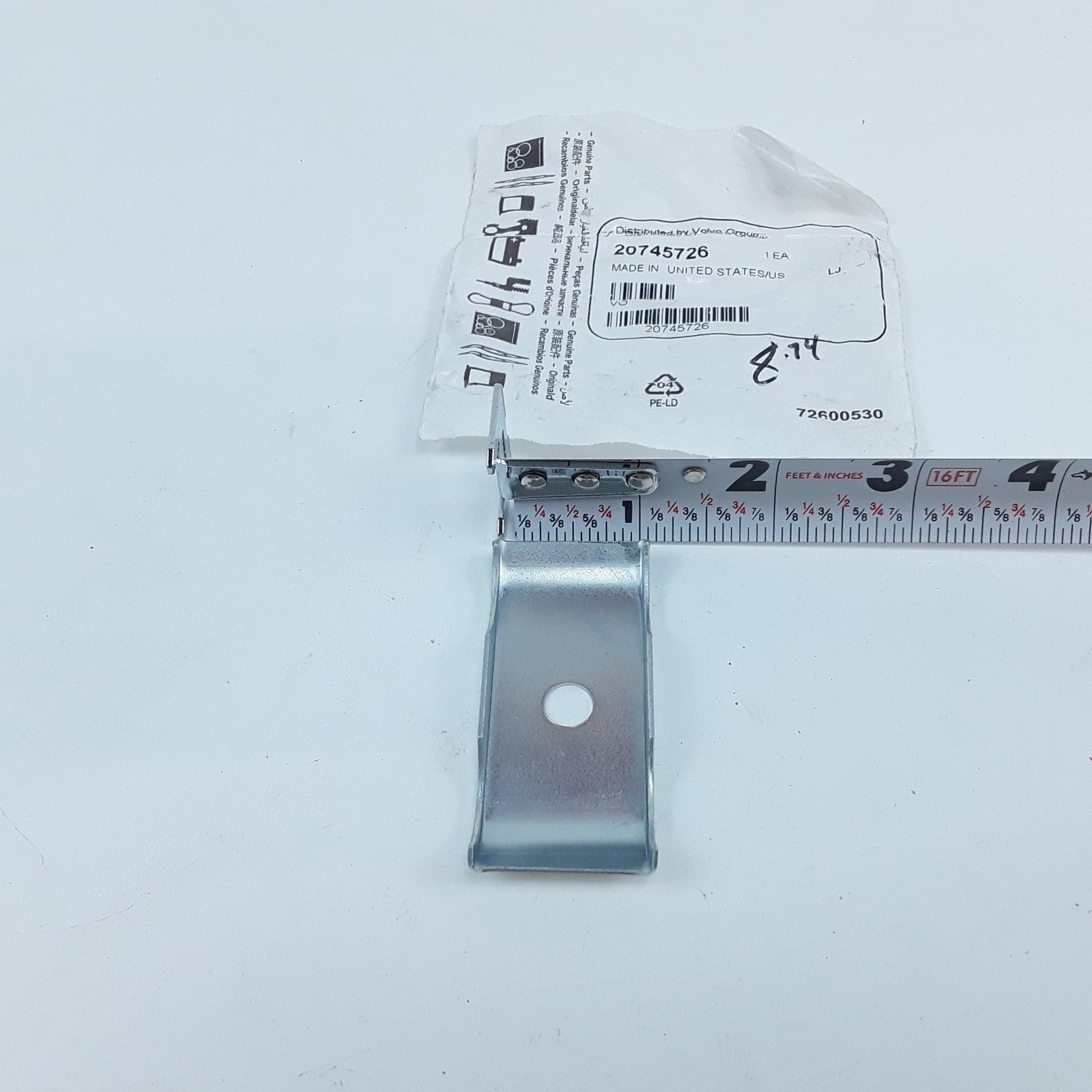 Genuine Mounting Plate 20745726 For Volvo & Mack Trucks VNL, VNM, and FH Series