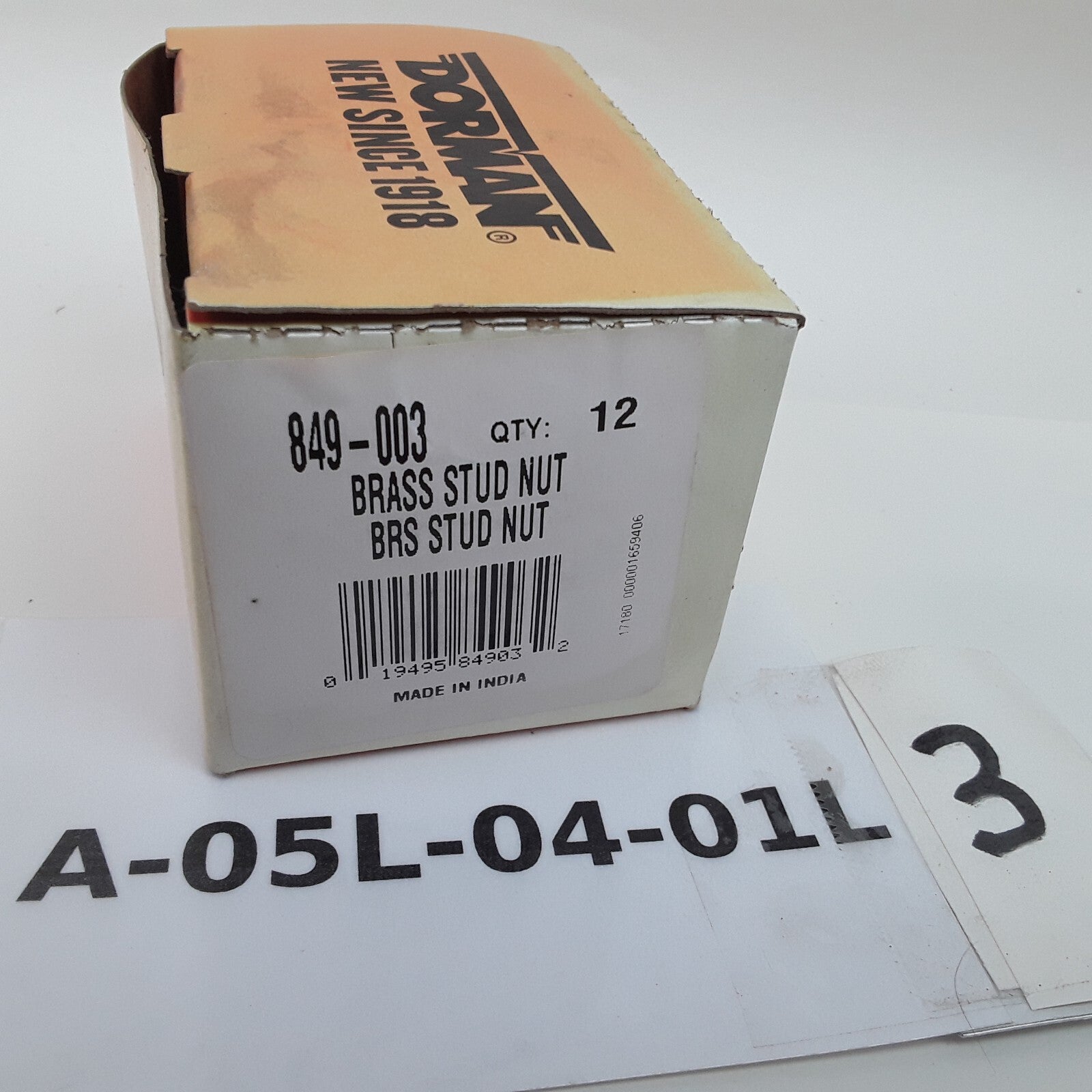 Multi-Purpose Corrosion-Resistant Hex Nuts - Stud (Brass and Steel) - 3/8-24In