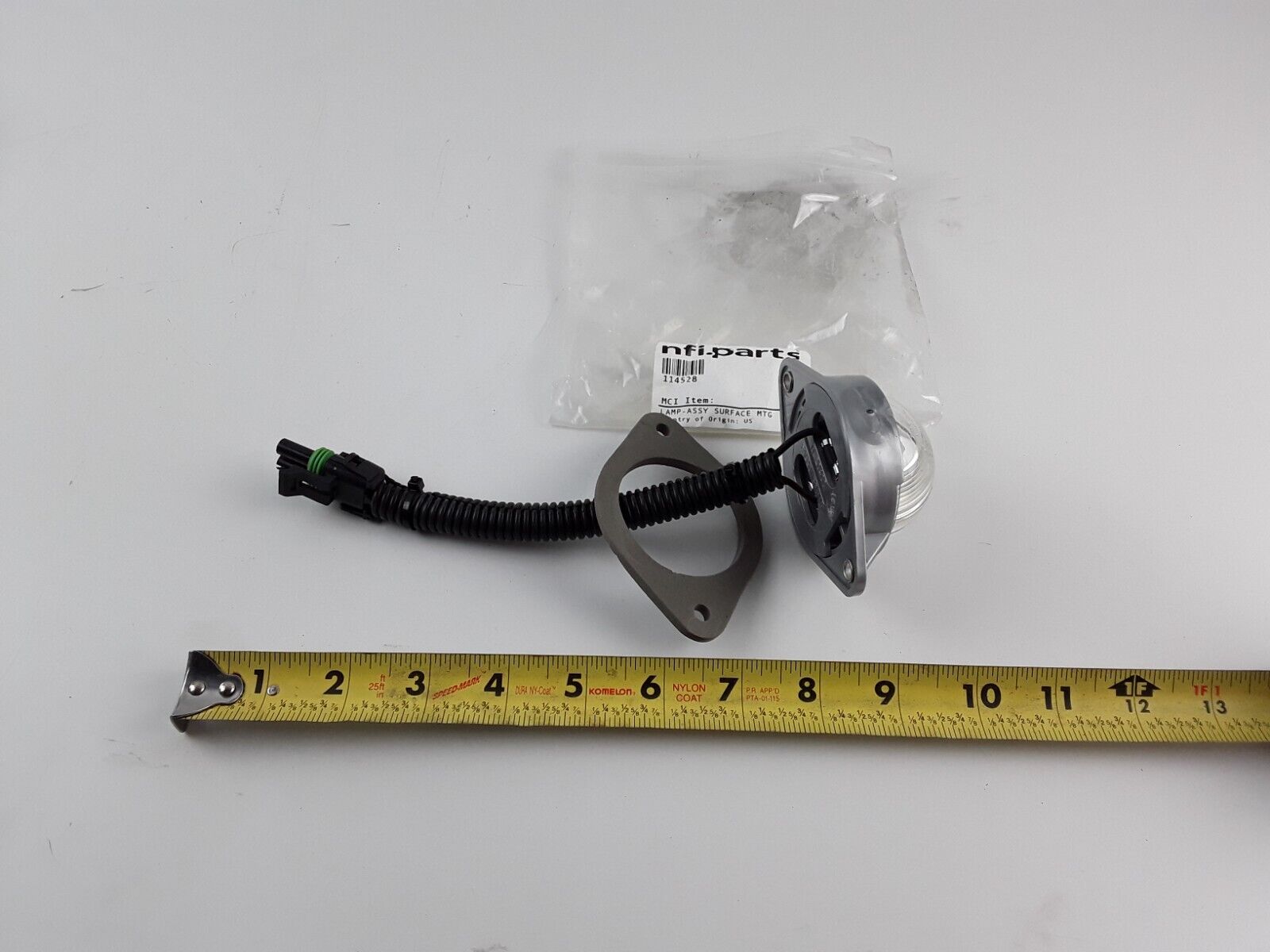 Dome Light Round Clear For Truck , Trailer 12 V Volt Hardwired Truck-Lite 20302 - HotCarParts