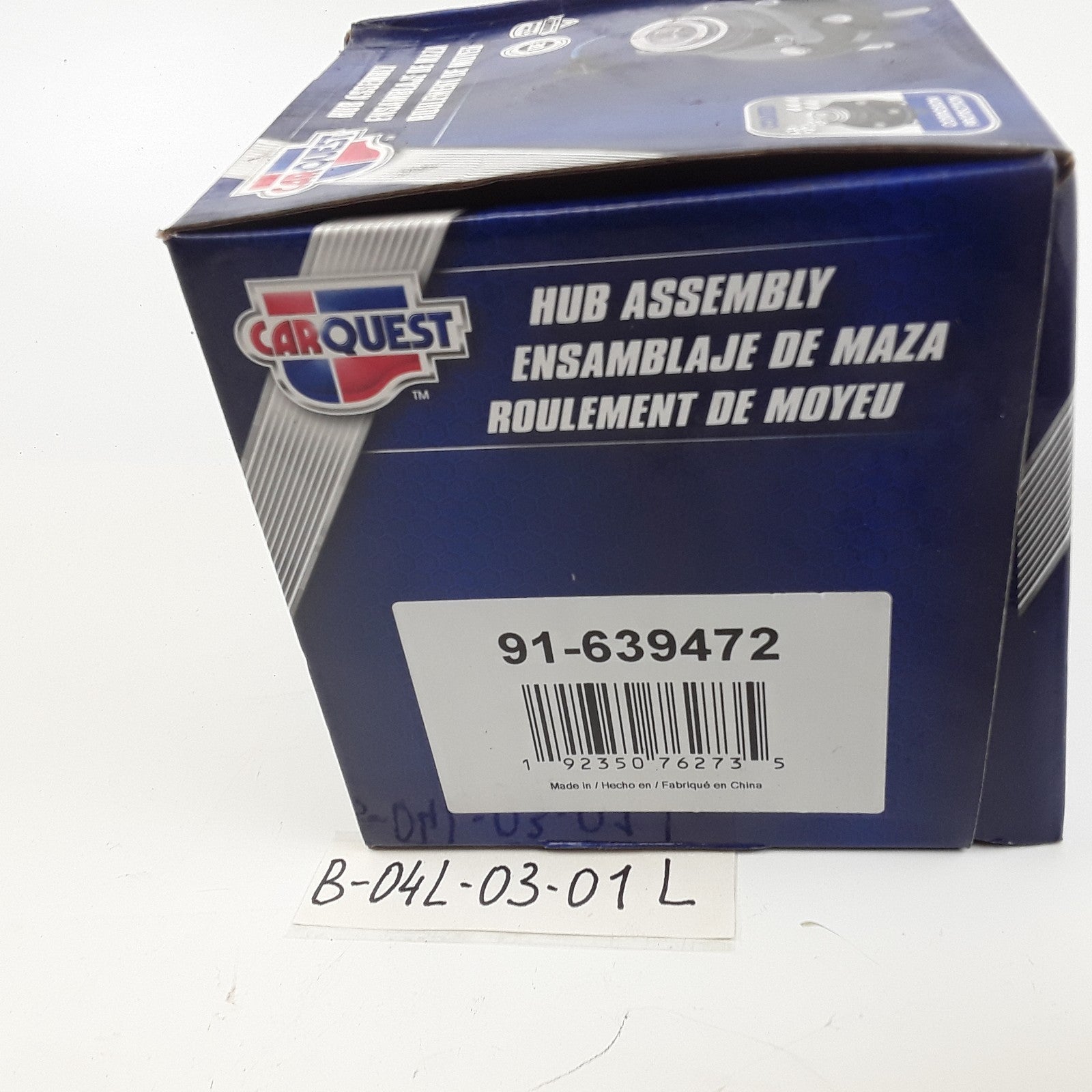 Carquest 91-639472 Front Wheel Bearing & Hub Assembly For Ford Mustang 2016-2019