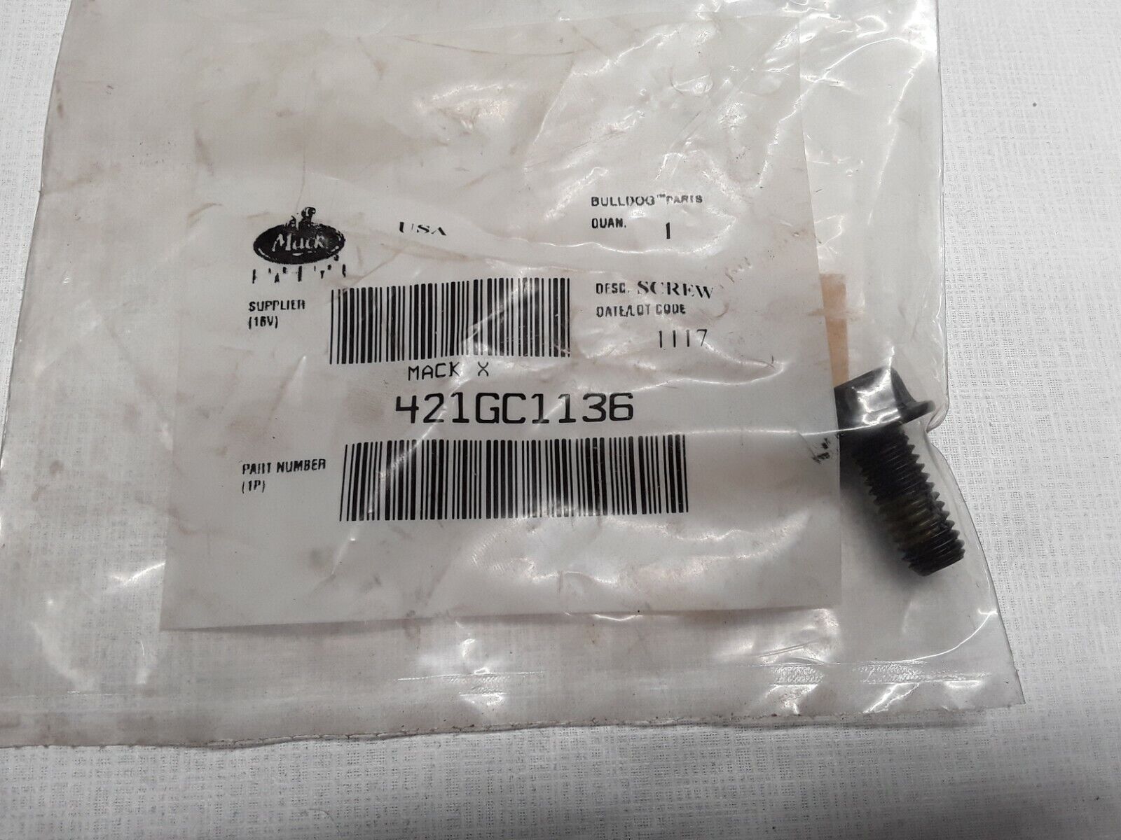 421GC1136 by MACK SCREW FAST SHIPPING - HotCarParts