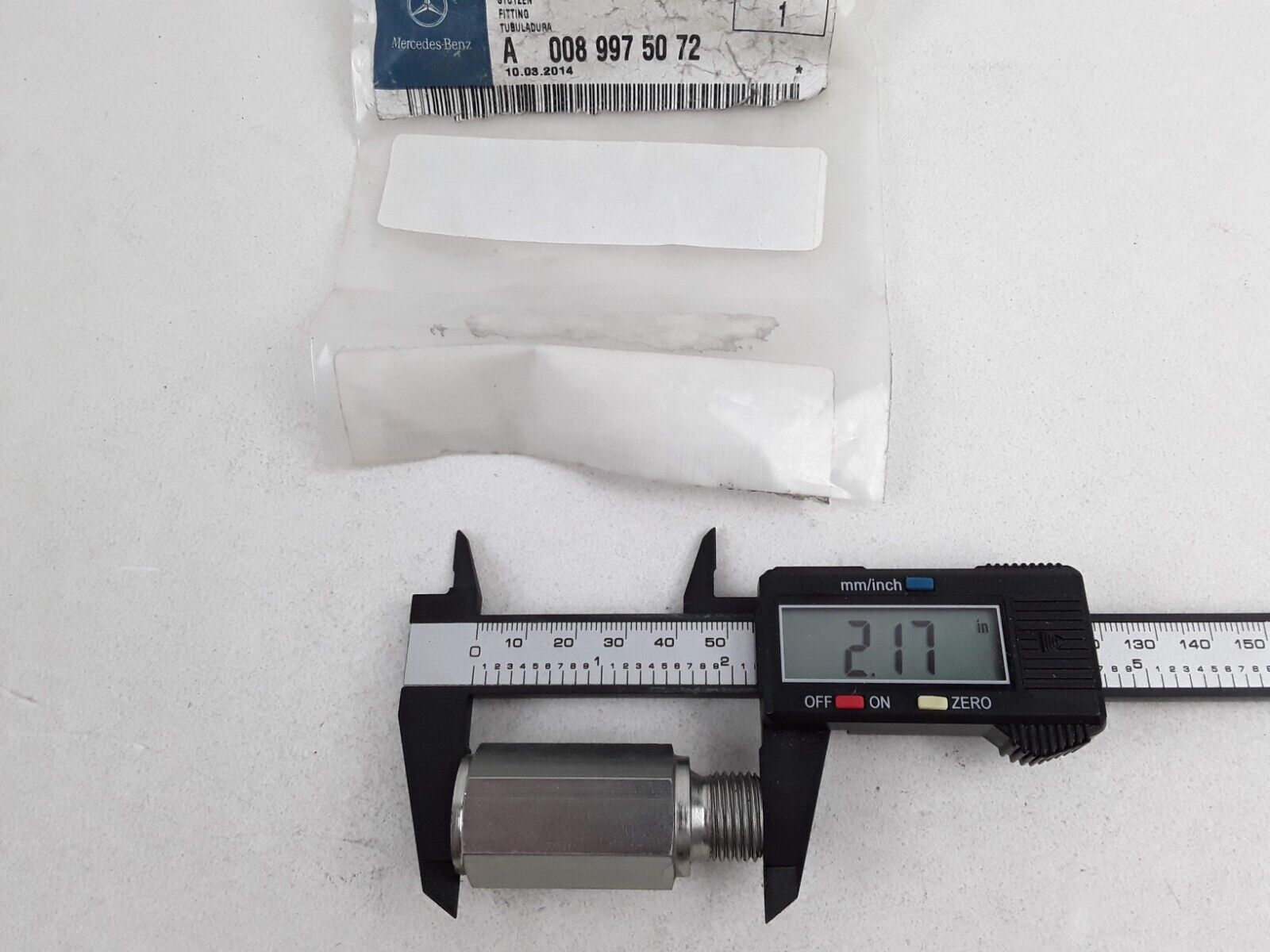 Genuine Detroit Diesel DDE A0089975072 Oil Pump Inlet Tube Fitting Free Shipping - HotCarParts