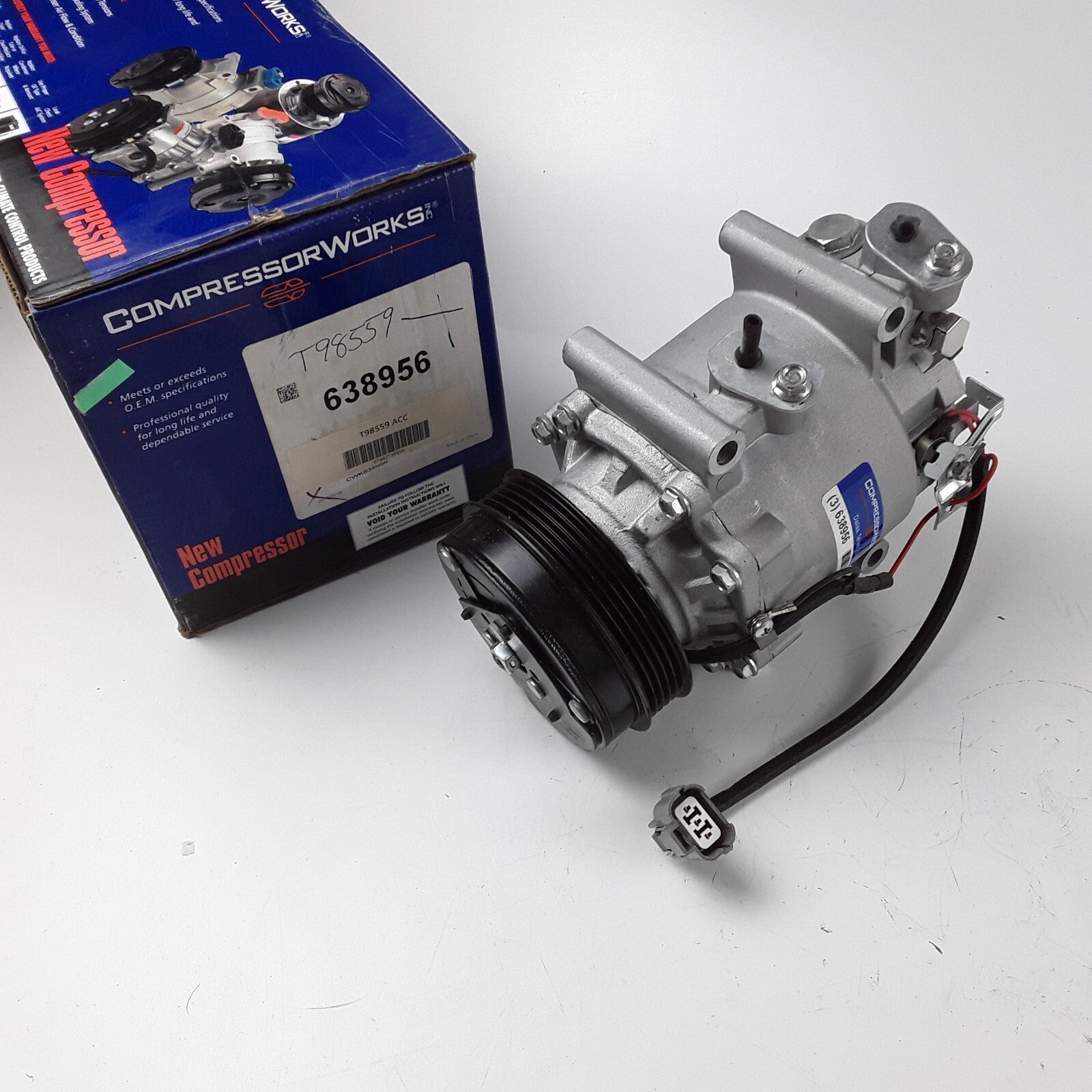 NEW A/C Compressor Assembly Fits Honda Fit 2007-2008 1.5L Fast Free Shipping