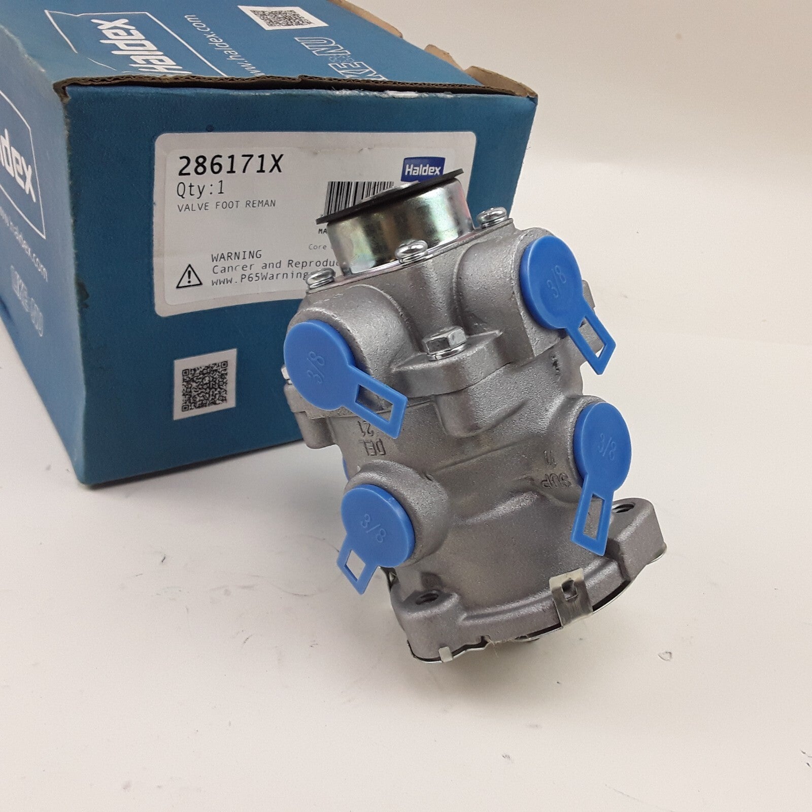 Haldex 286171X Reman E-6 Dual Circuit Air Brake Foot Valve Assembly Heavy Duty