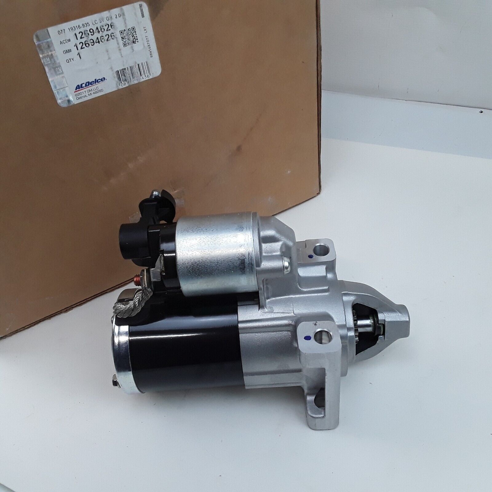 GM AcDelco 12694626 Starter Motor Assembly For Cadillac, Chevrolet, GMC 2014-19