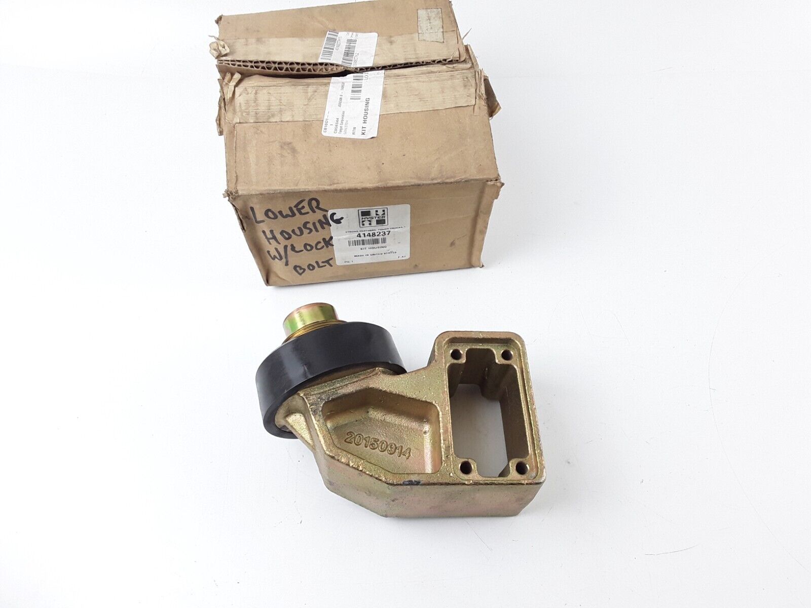 Hyster 4148237 Lower Housing Bracket W/Lock Bolt Forklift Parts Free Shipping - HotCarParts