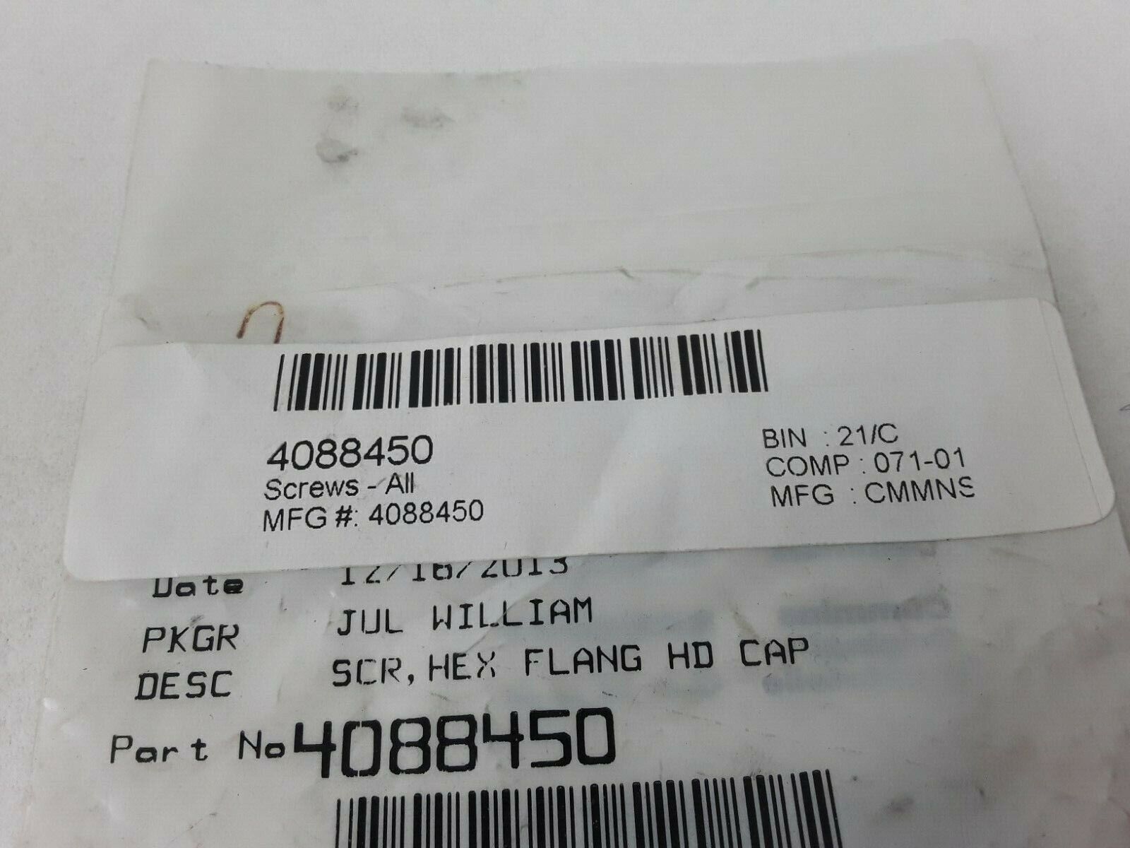 Cummins 4088450 Hexagon Flange Head Cap Screw Fast Free Shipping - HotCarParts