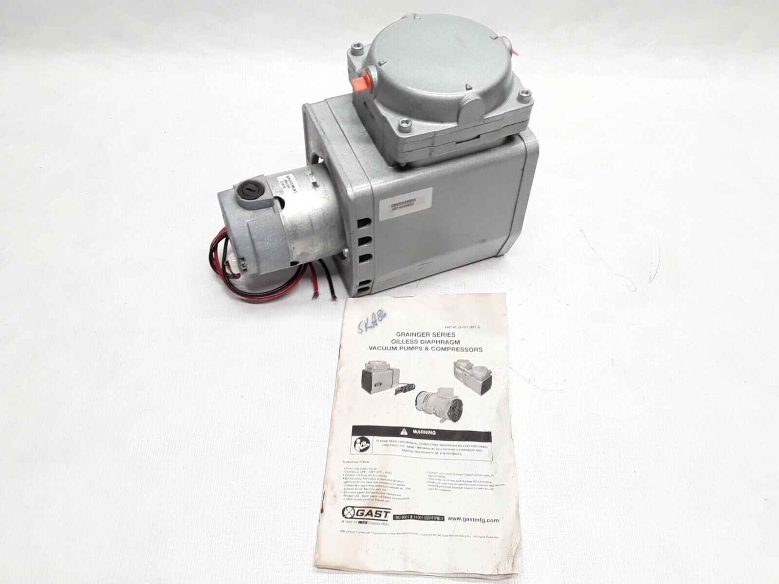 GAST DOA-P551-KH Compressor / Vacuum Pump,1/6 HP,12V 5KA86 - HotCarParts