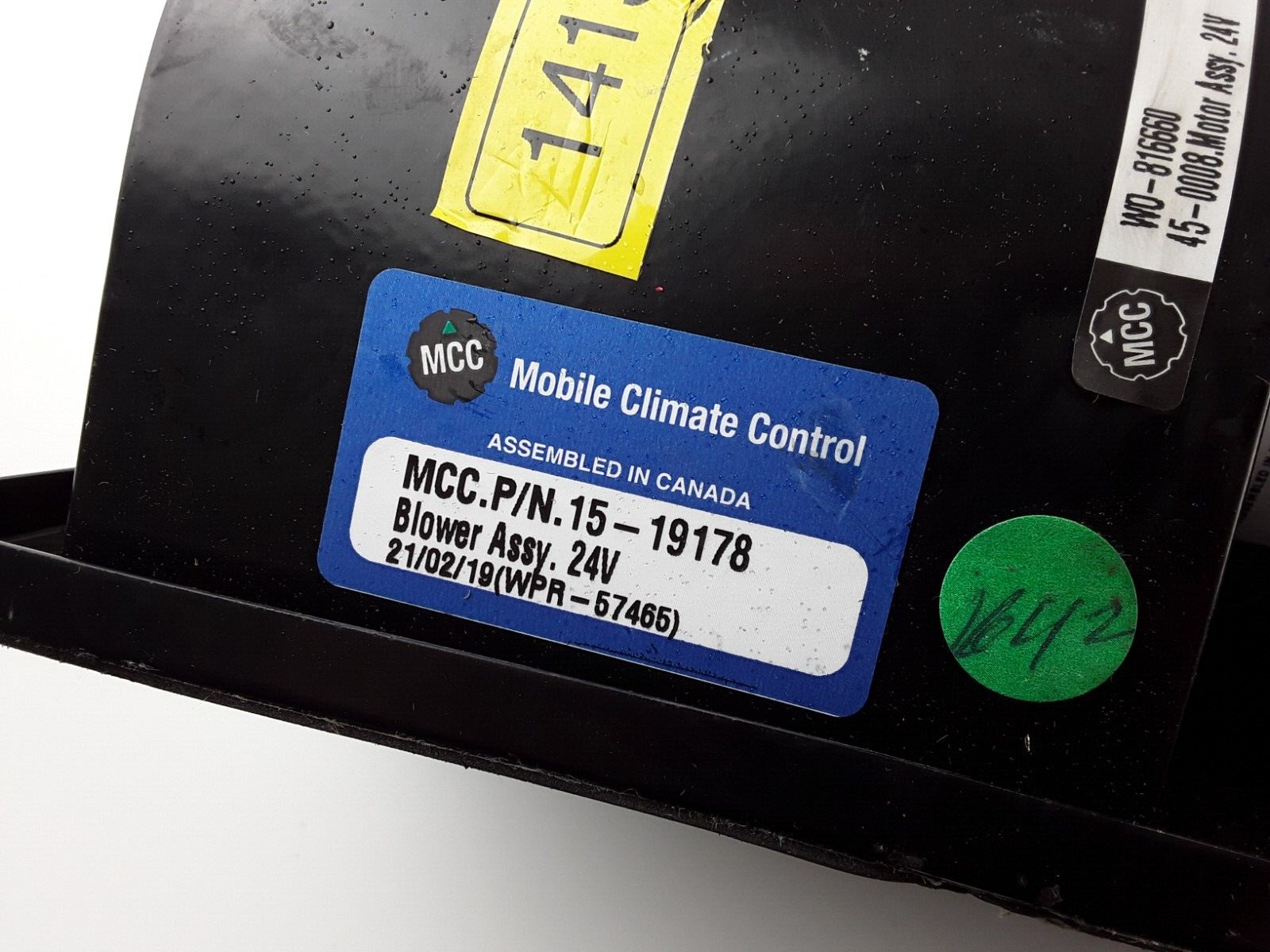 Blower Motor 24 V MCC (Mobile Climate Control)15-19178 FITS NEW FLYER BUS ,TRUCK - HotCarParts