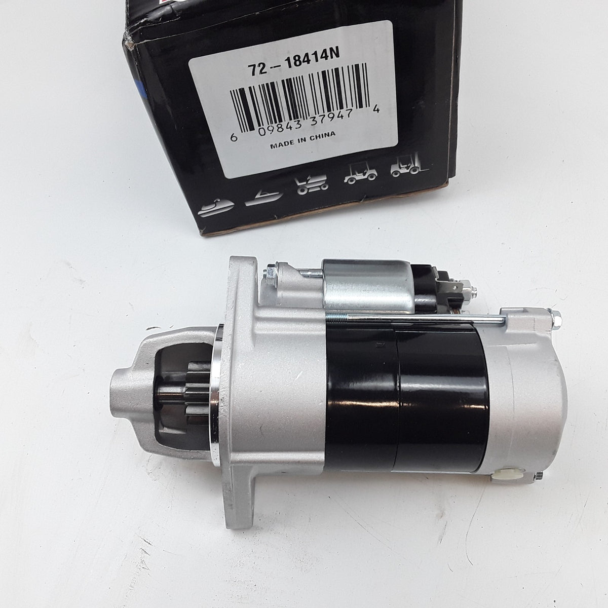 Carquest 72-18414N Starter Motor For Kubota F2260-R YR F3060-R YR 1997,2003-2004