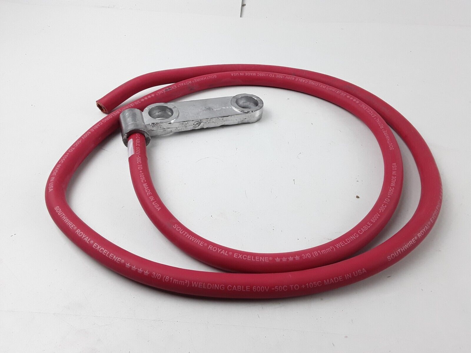 LEADHEAD 3/0 EXCELENE WELDING BATTERY CABLE RED 600V USA 105c (6 FT) 72 inch - HotCarParts