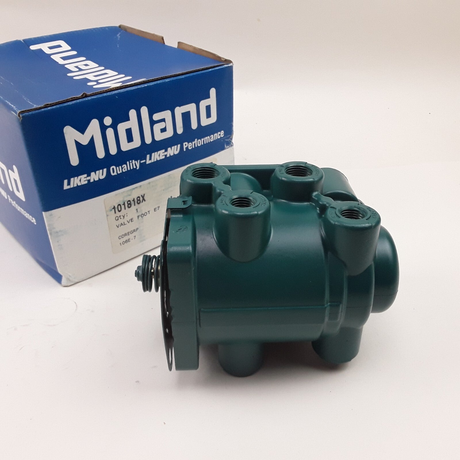 Haldex 101818X Reman Air Brake E7 Foot Control Valve Assembly Heavy Duty