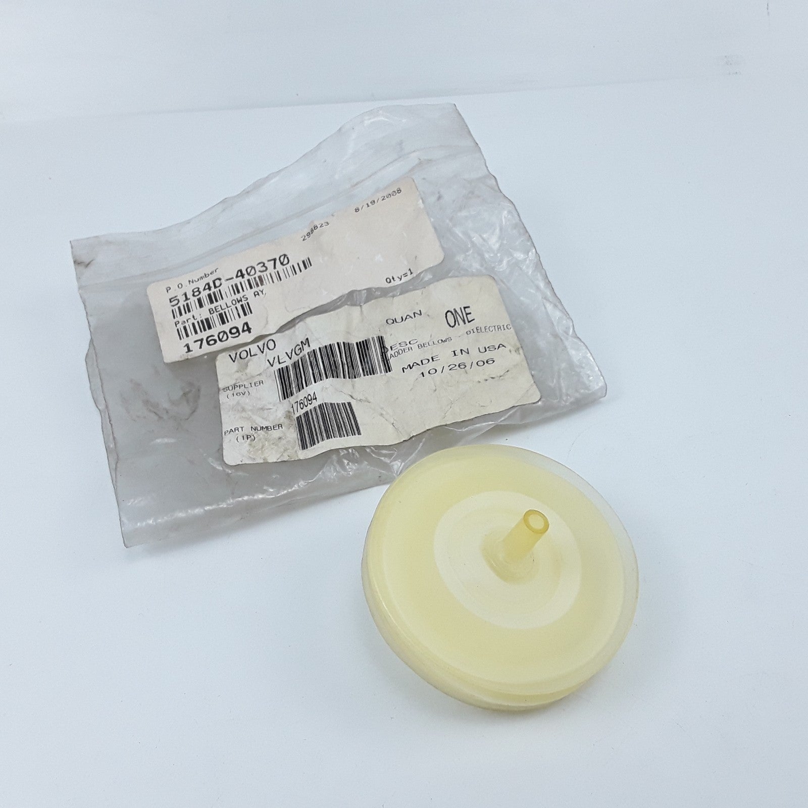 Volvo 176094 Bladder Bellows Dielectric AY Assembly For Volvo Trucks