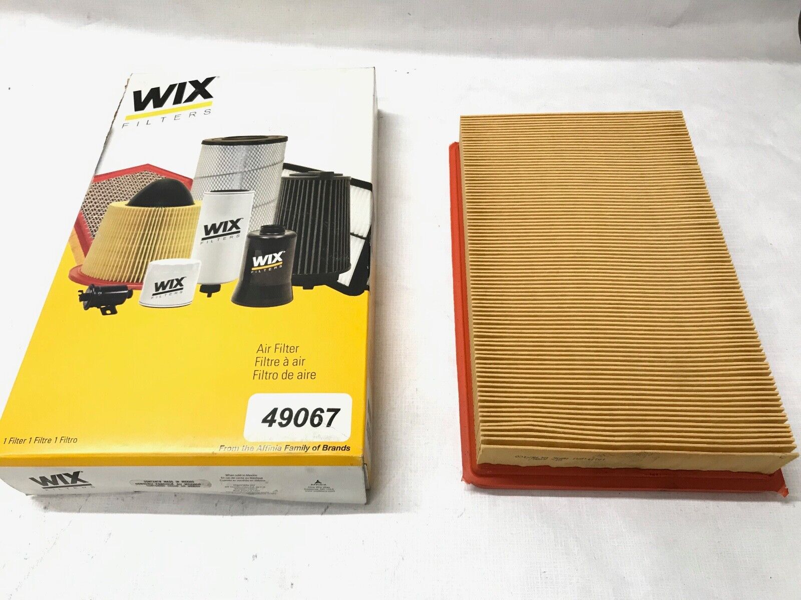 Air Filter-Natural Wix 49067 - HotCarParts