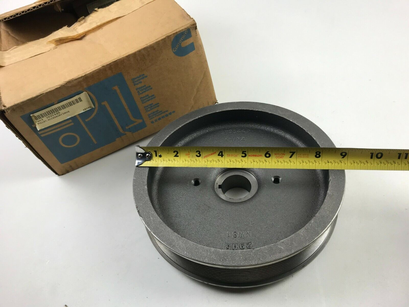 GENUINE OEM CUMMINS L-10 Accessory Drive Pulley 3895449 FAST SHIPPING - HotCarParts