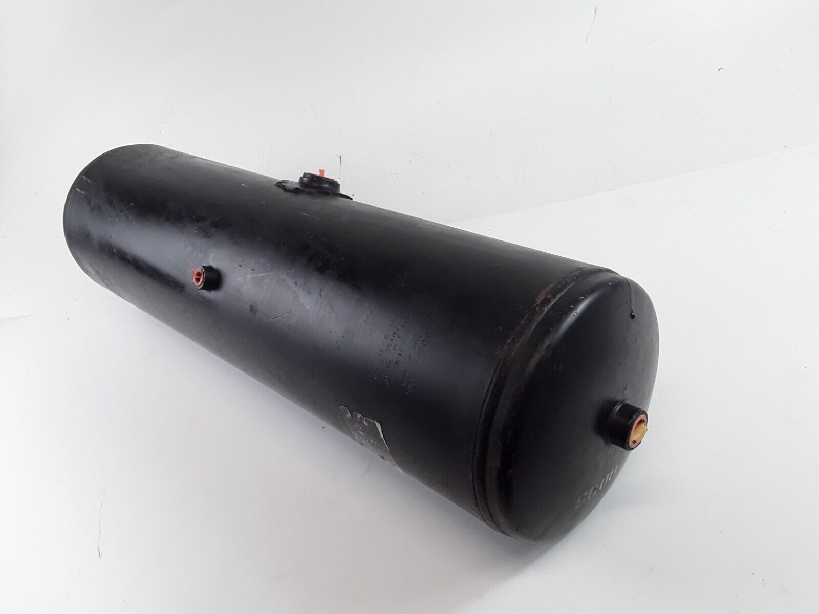 Air Tank 4 Ports 150 PSI Train Horns Load Support Bags Suspension 28" 6 Gallon - HotCarParts