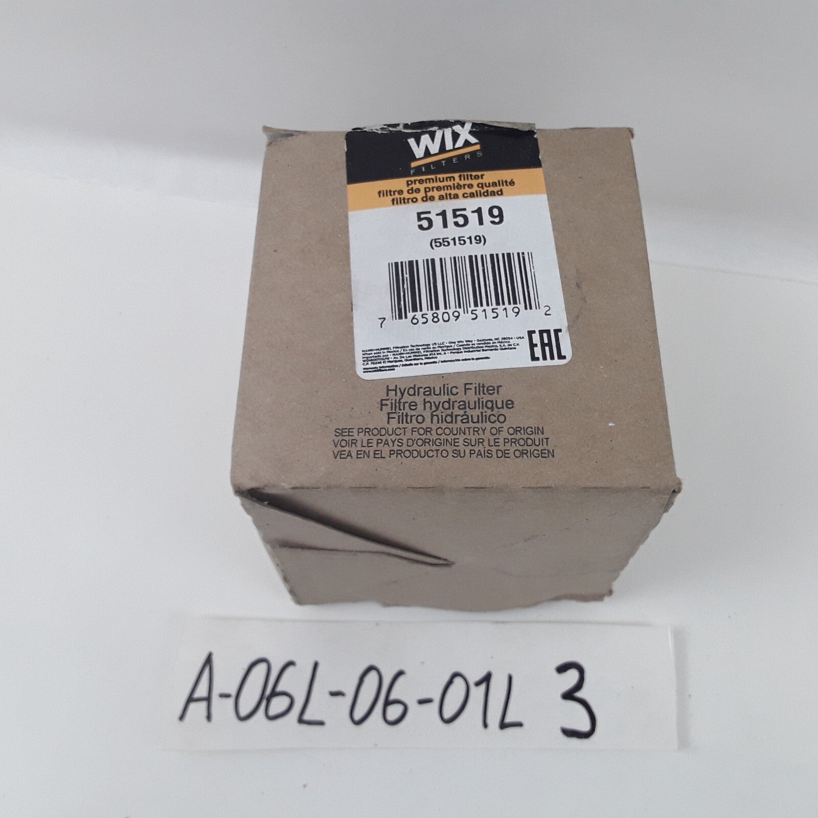 Wix 51519 Heavy Duty High Performance Premium-Quality Spin-On Hydraulic Filter