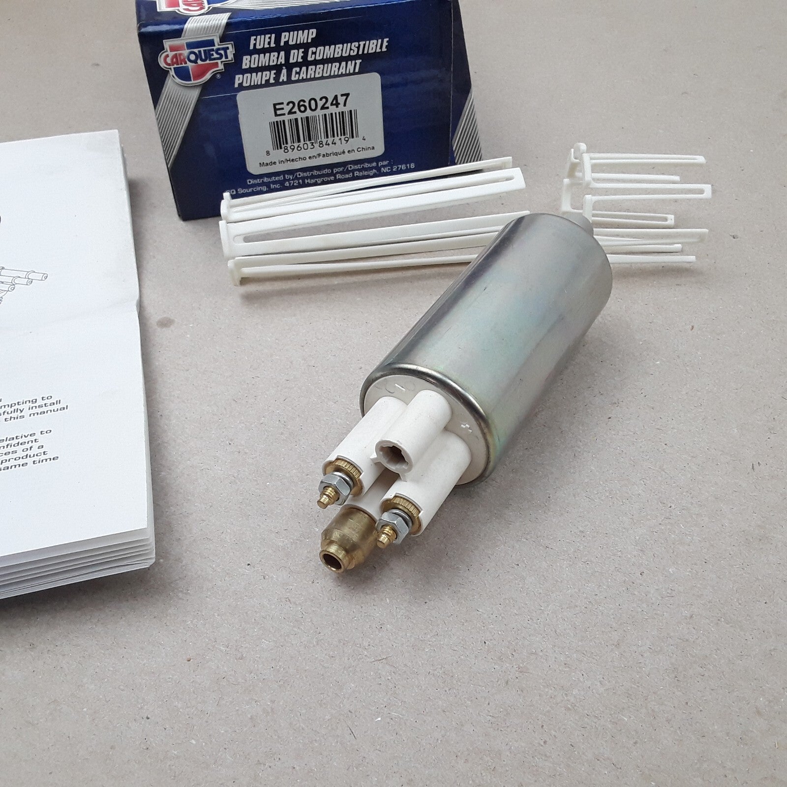 Carquest E260247 Electric Fuel Pump Fits Nissan Pickup D21 (1986-1992, 1995)