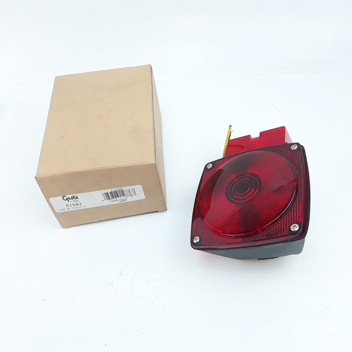 Left Stop Tail Lighting Kit For Trailers Over 80in S/T/T w/ License Window & C/M