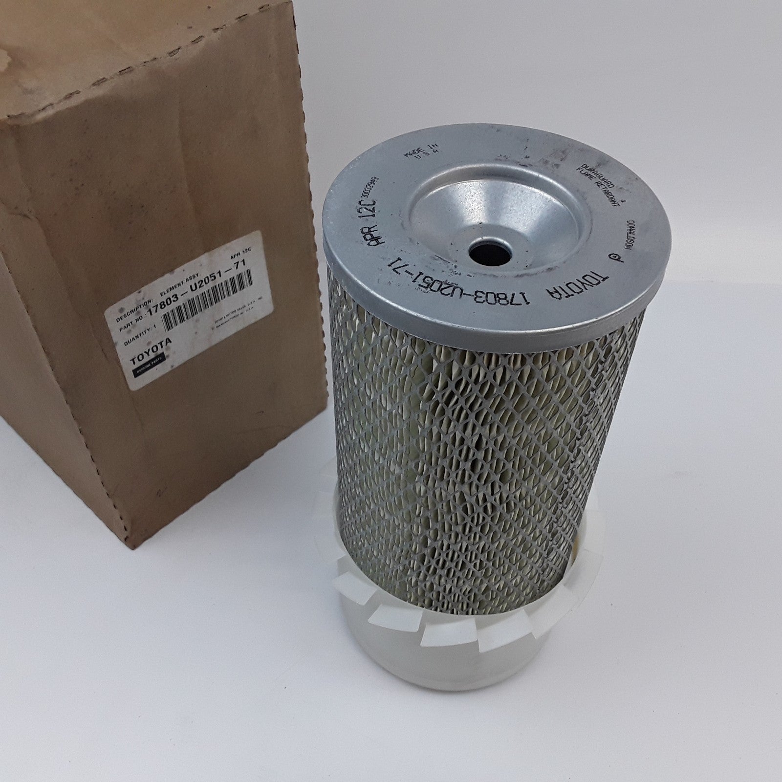 Toyota 17803-U2051-71 Engine Intake Inlet Air Filter Element For Forklifts