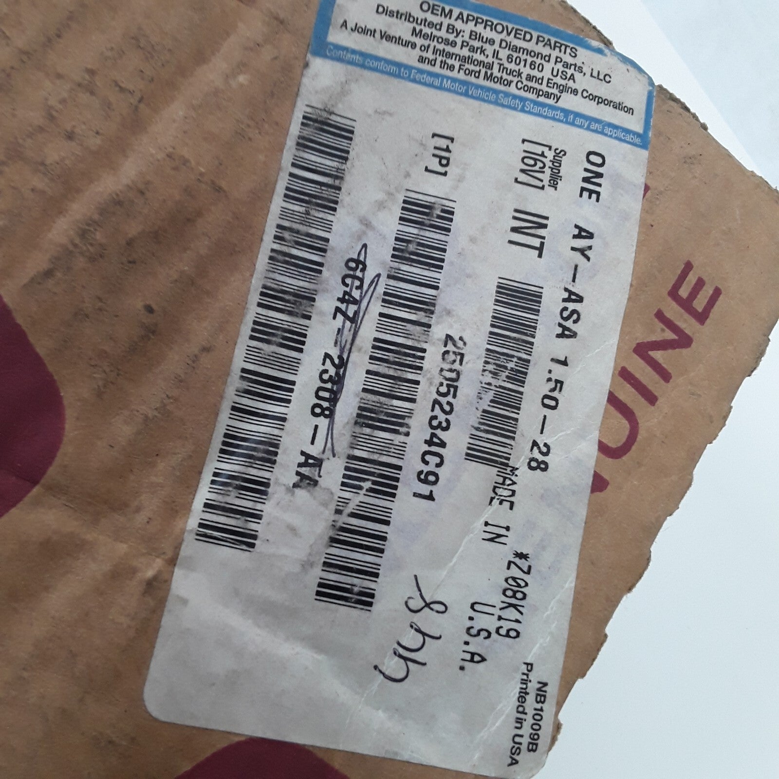 Meritor A93275R1188 Car Truck Air Brake Automatic Slack Adjuster AY-ASA 1.50-28
